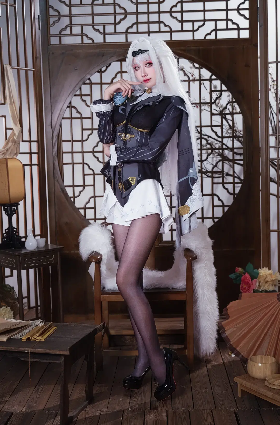 【仪玄cos】绝区零的墨色特工正片分享 - 貓羽www - 第5张