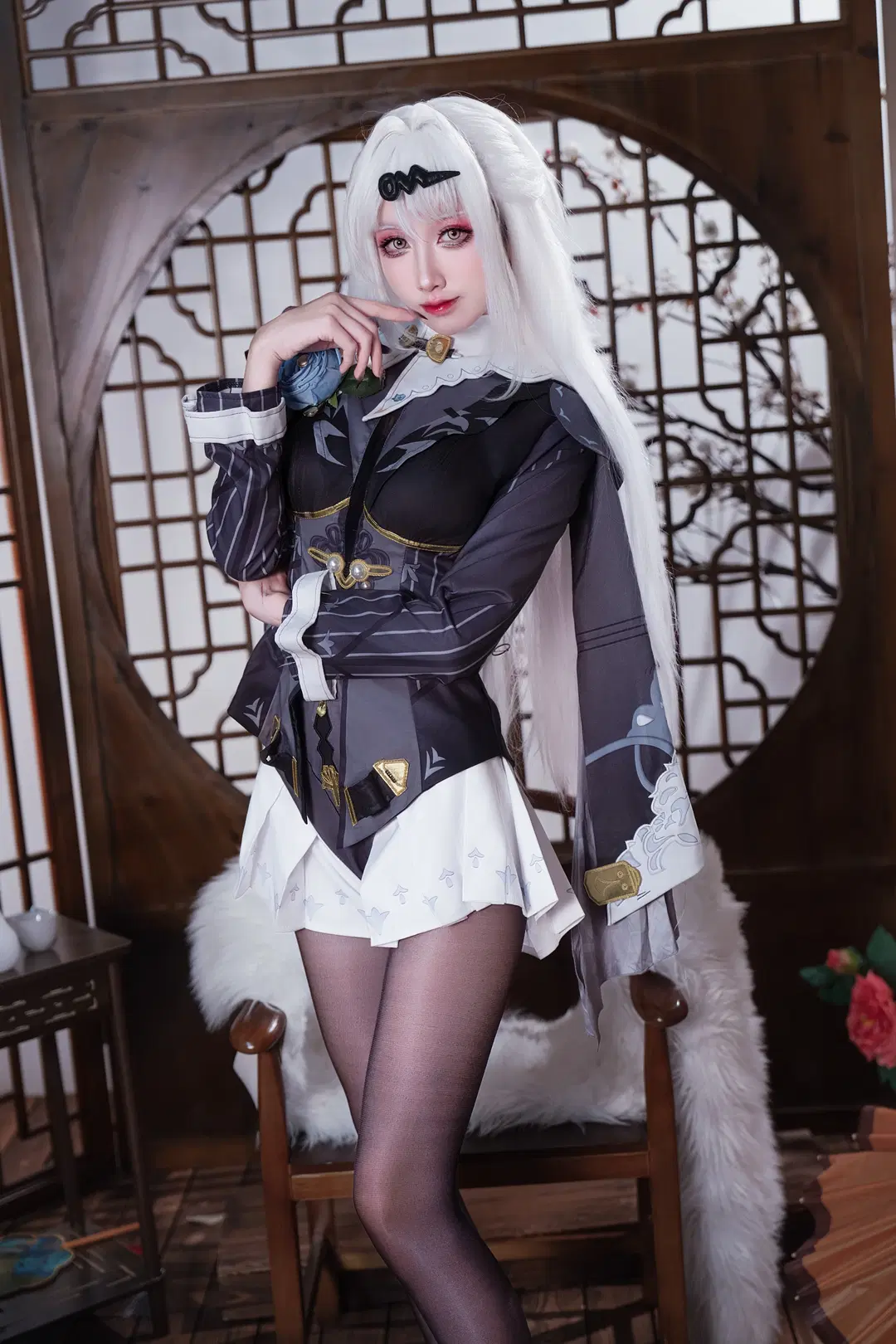 【仪玄cos】绝区零的墨色特工正片分享 - 貓羽www - 第6张