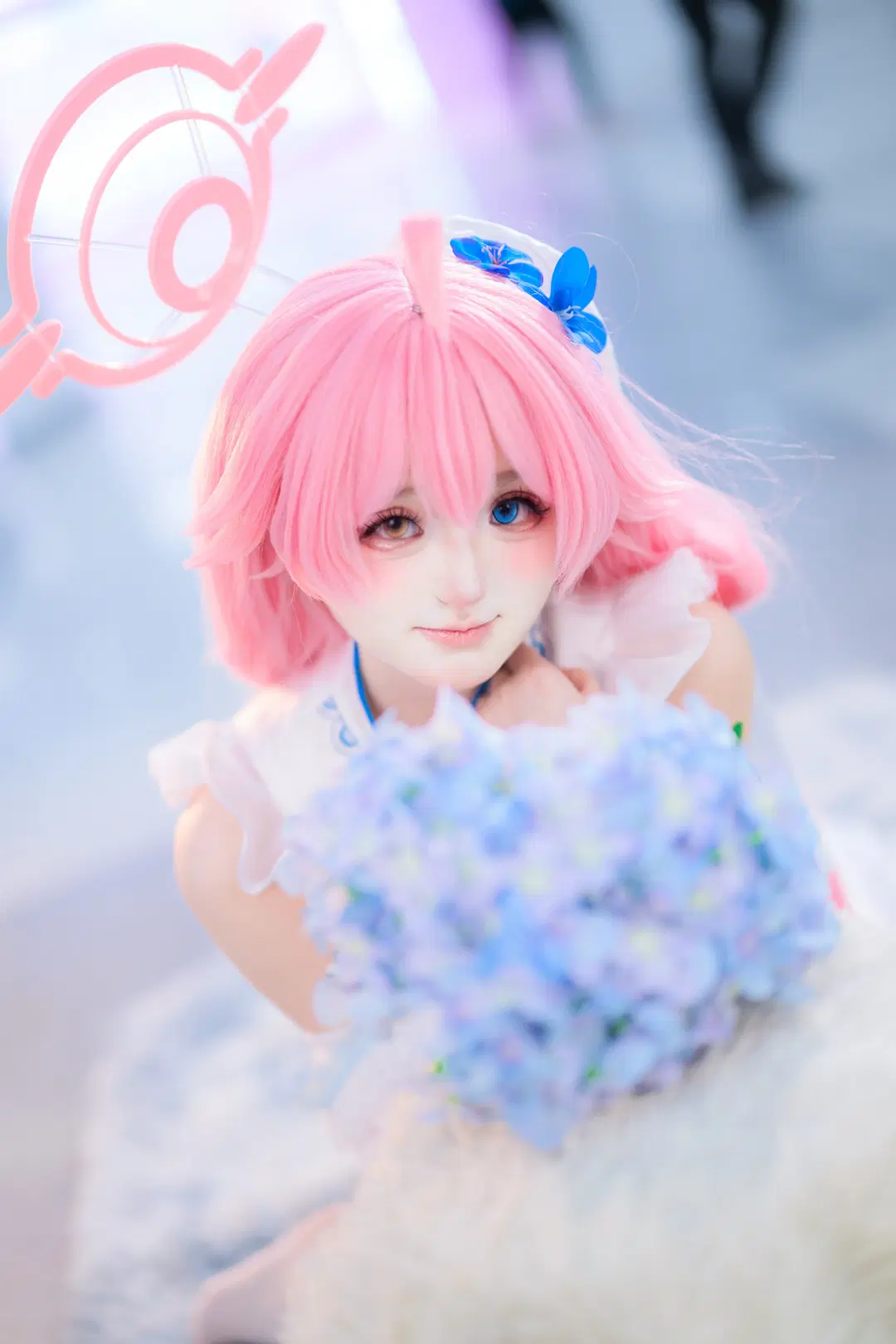 【小鸟游星野cos】蔚蓝档案的粉发小可爱突然冒头 - 村上図図 - 第3张