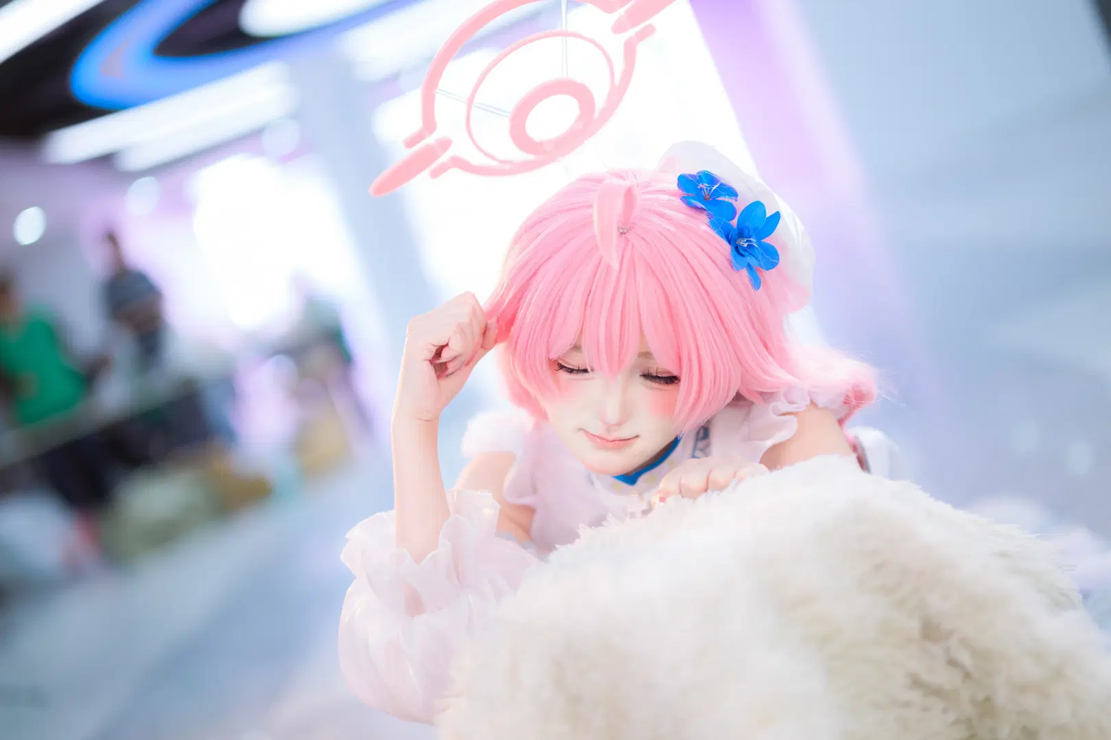 【小鸟游星野cos】蔚蓝档案的粉发小可爱突然冒头 - 村上図図 - 第4张