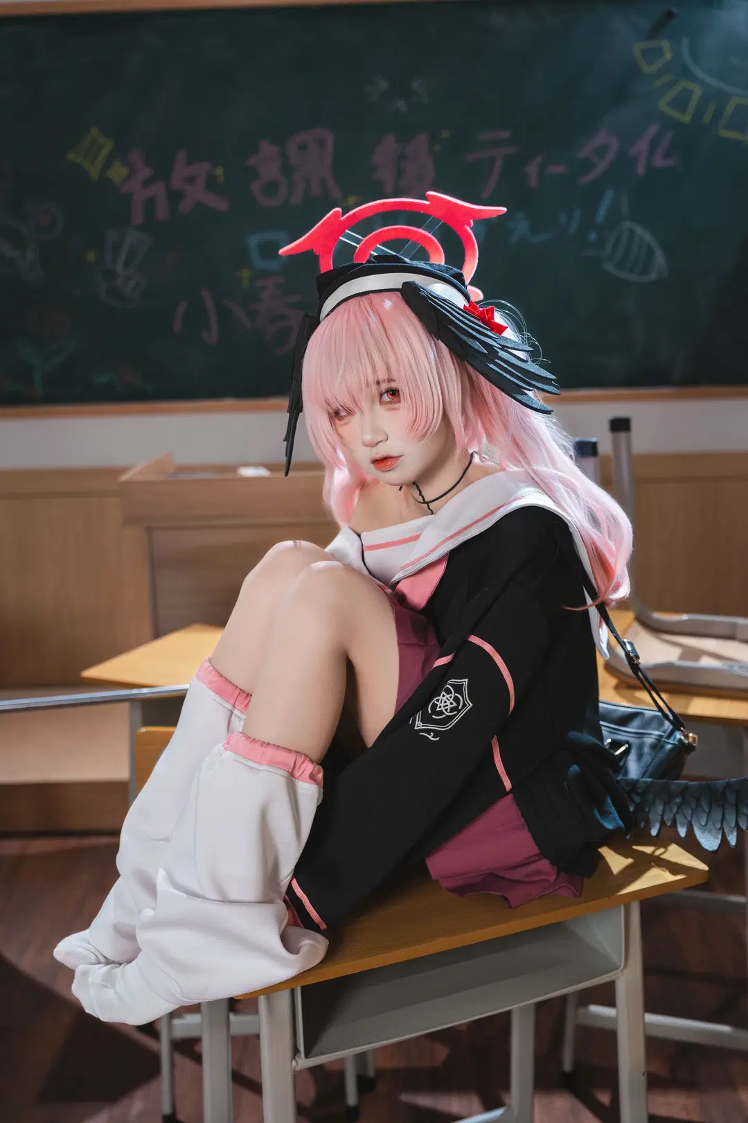 [Shimoe Koharu cosplay] Koharu from the Make-Up Work Club is Here to Check Discipline! by 粥粥🥕📷 - Image 3
