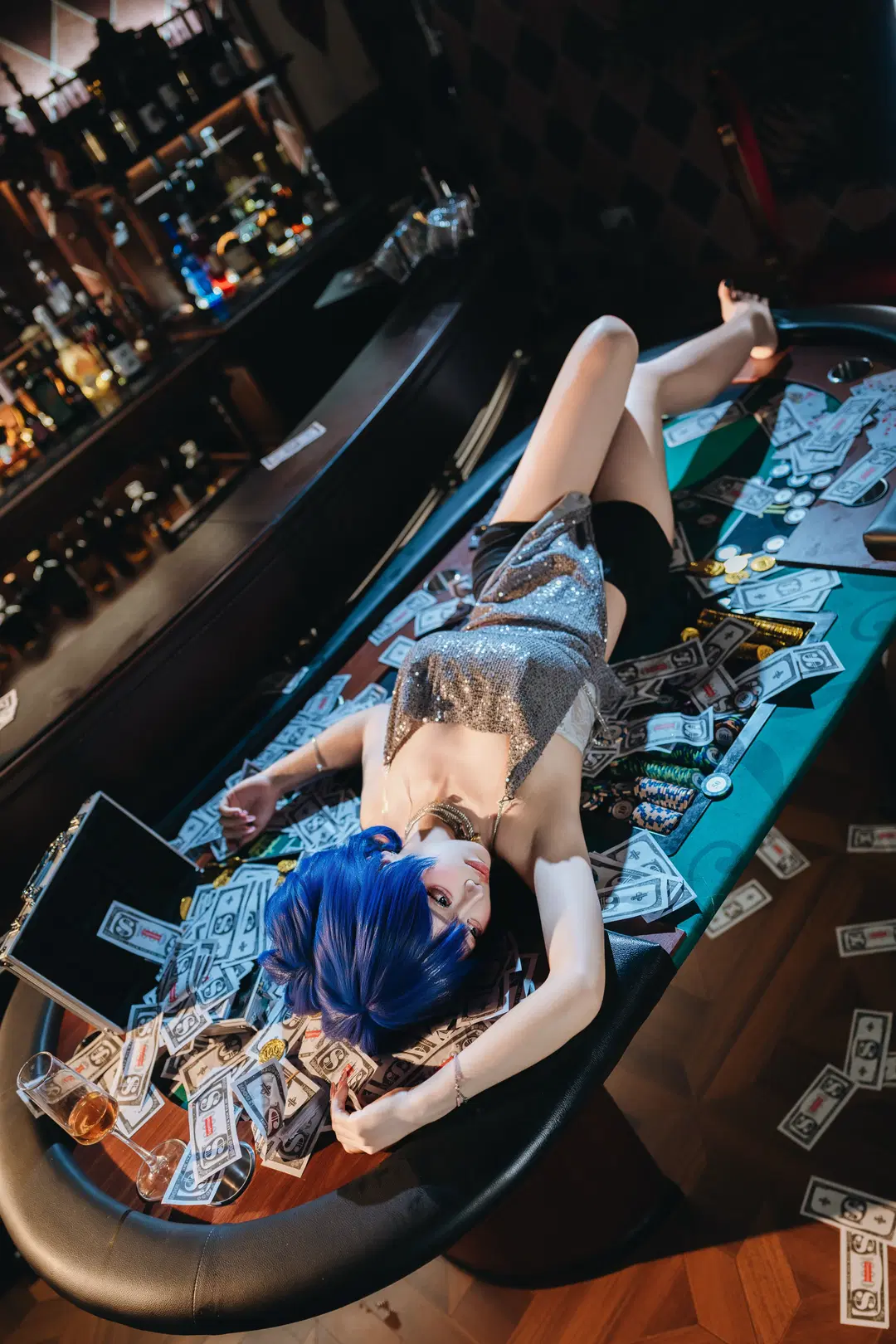 [St. Louis cosplay] Casino Dinner: Azur Lane's Gilded Evening Gown by 粥粥🥕📷 - Image 3