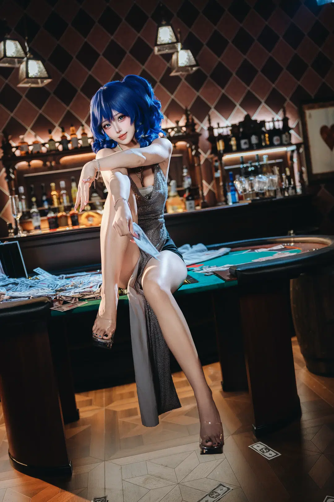 [St. Louis cosplay] Casino Dinner: Azur Lane's Gilded Evening Gown by 粥粥🥕📷 - Image 4