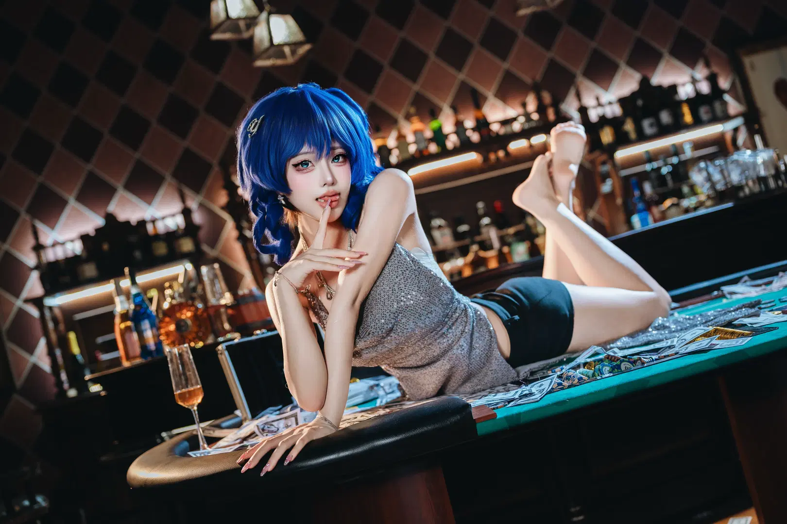 cosplay, Anime-style photography, Azur Lane, St. Louis cosplay, Casino-themed cosplay