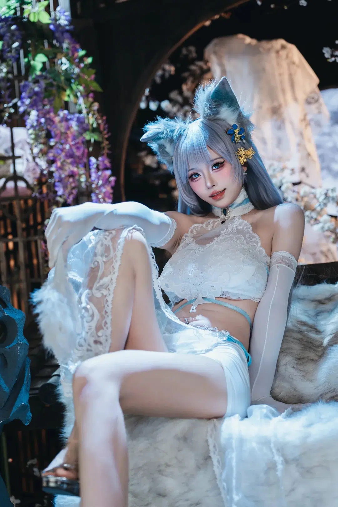 【信濃 コスプレ】アズールレーン 月夜の狐影、軽やかに夢へ誘う - 粥粥🥕📷 - 3枚目