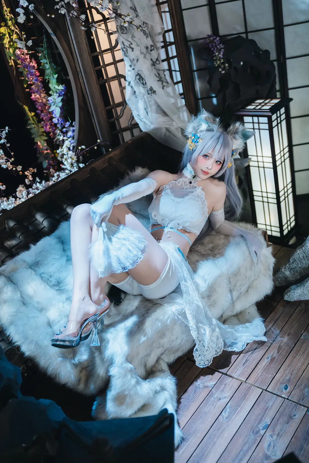 【信濃 コスプレ】アズールレーン 月夜の狐影、軽やかに夢へ誘う - 粥粥🥕📷 - 4枚目