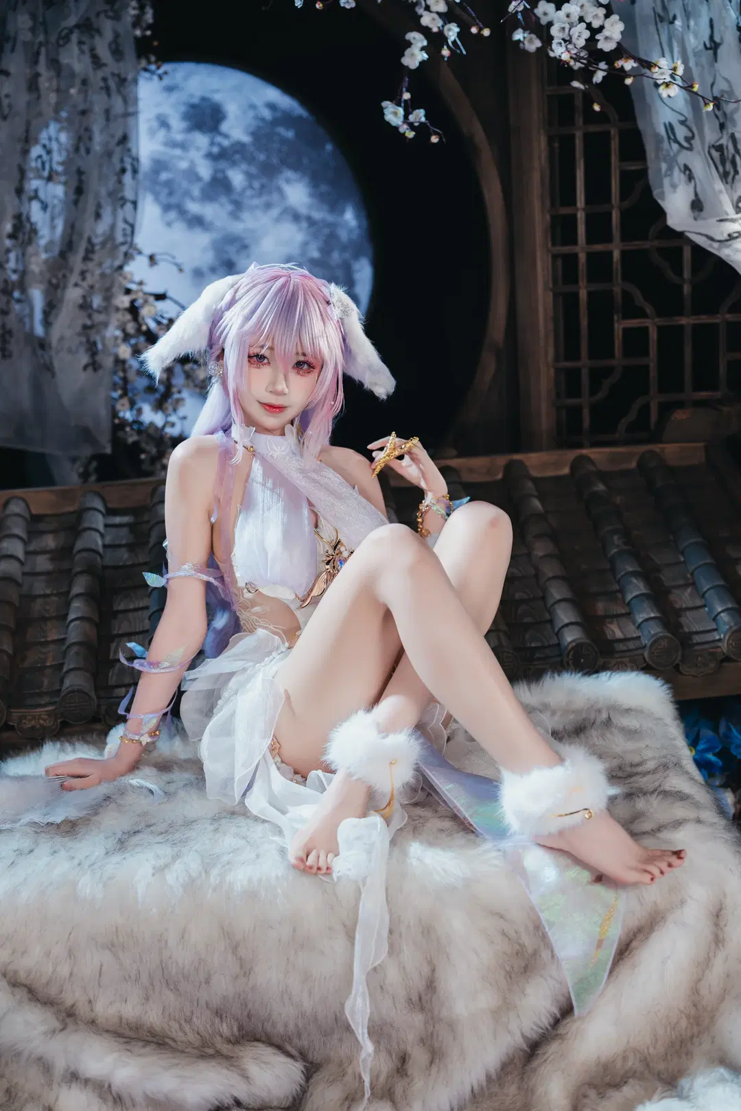 玉玲珑cos, 永劫无间, 游戏cosplay, 国风cos, 狐耳少女