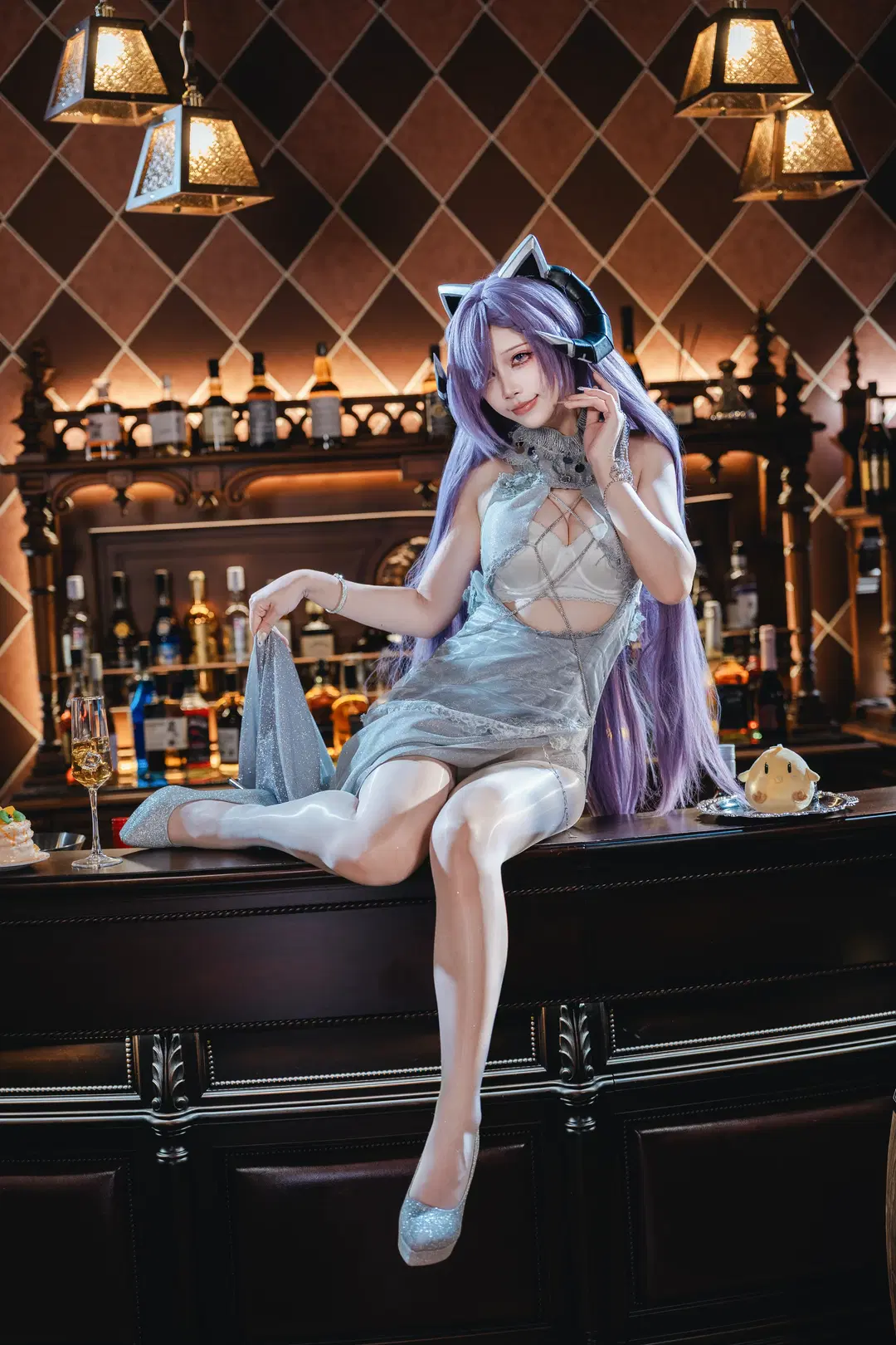 碧蓝航线, 酒吧写真, 礼服cos, 奥古斯特cos, 丝袜