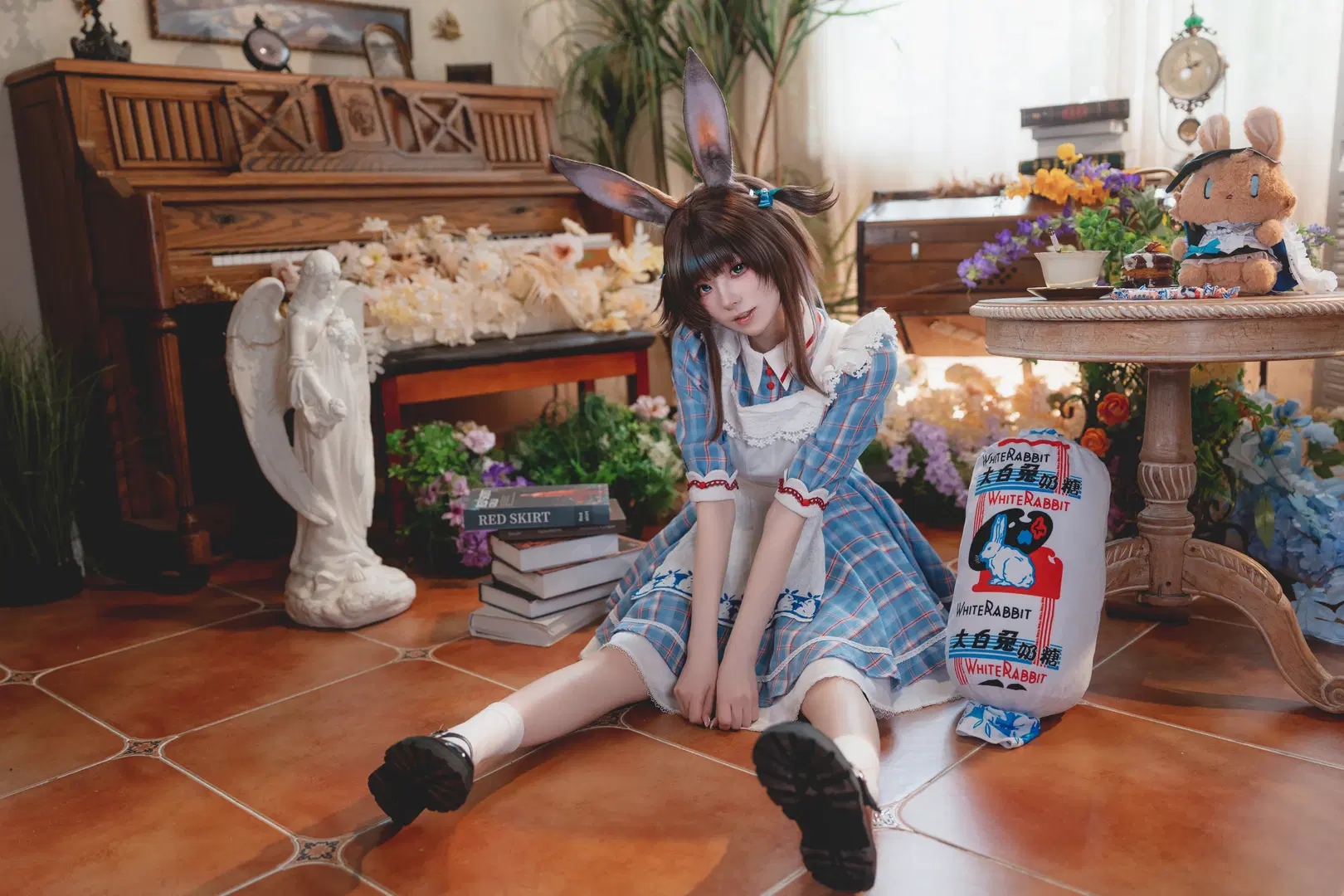 【阿米婭cos】羅德島小兔子的大白兔奶糖童話下午茶 - 粥粥🥕📷 - 第4張