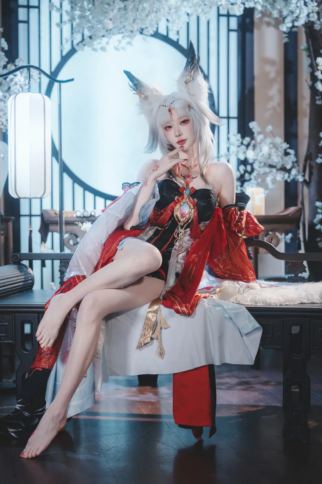 鸣潮, 二次元cos, 国风cos, 狐耳娘, 心月狐cos