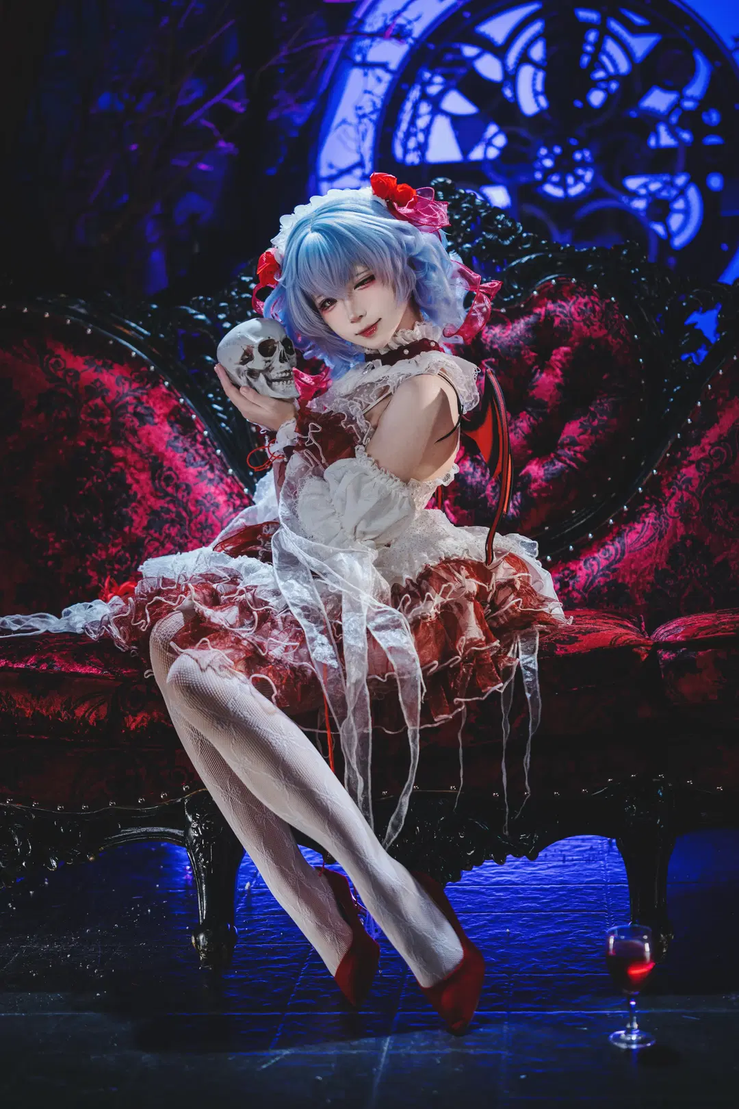 【蕾米莉亚斯卡雷特cos】东方project红魔馆的暗夜聚会 - 粥粥🥕📷 - 第3张