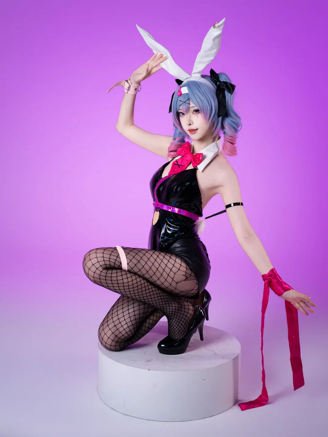 【初音ミク コスプレ】ラビットホールシリーズ最終章、白ホリの光影が織りなす質感美 - 沈诗若 - 13枚目