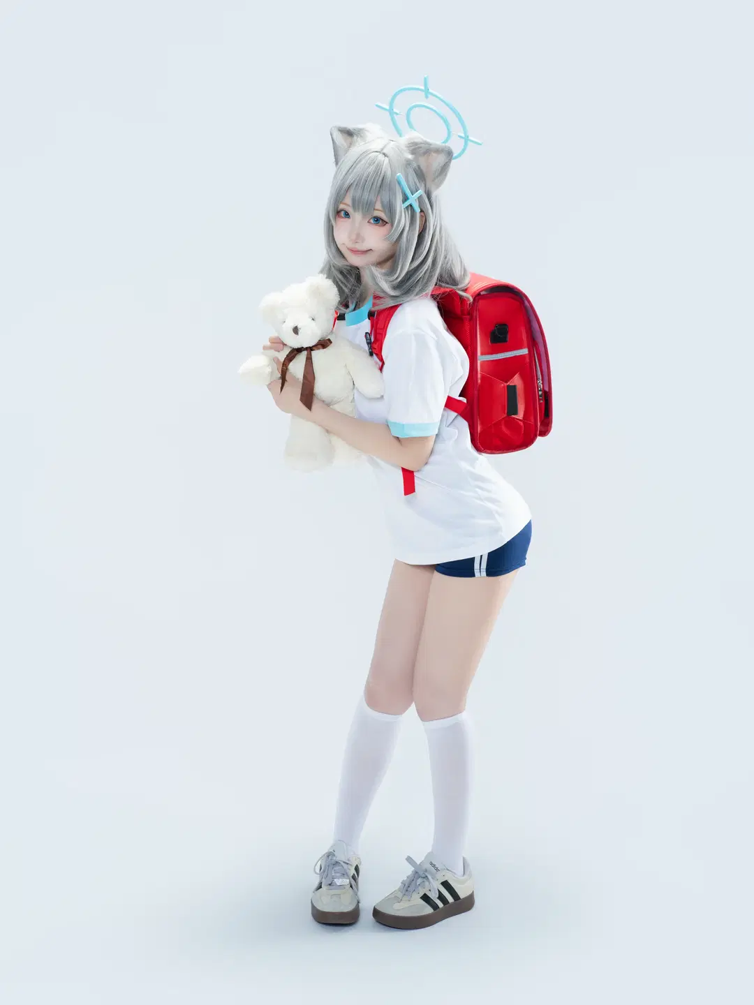 【砂狼白子cos】蔚蓝档案体操服棚拍分享