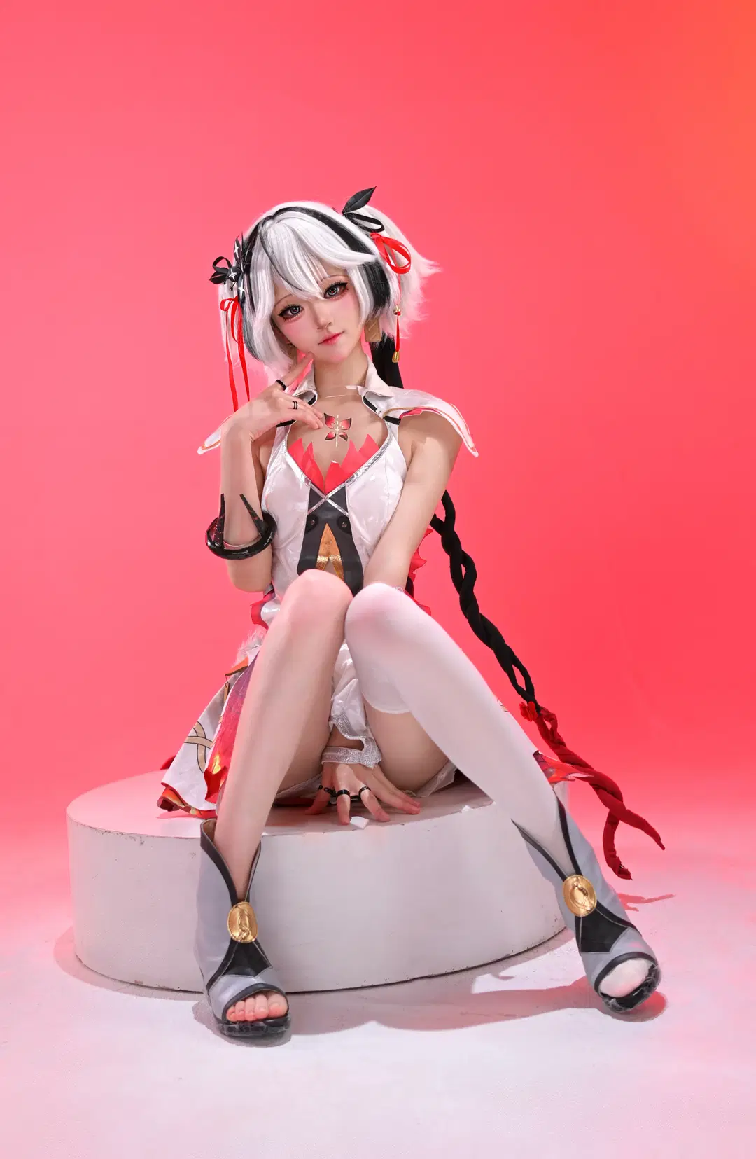 [Camellya cosplay] The Details of This Wuthering Waves Combat Suit Are Incredibly Photogenic by 小时汤泡饭 - Image 3