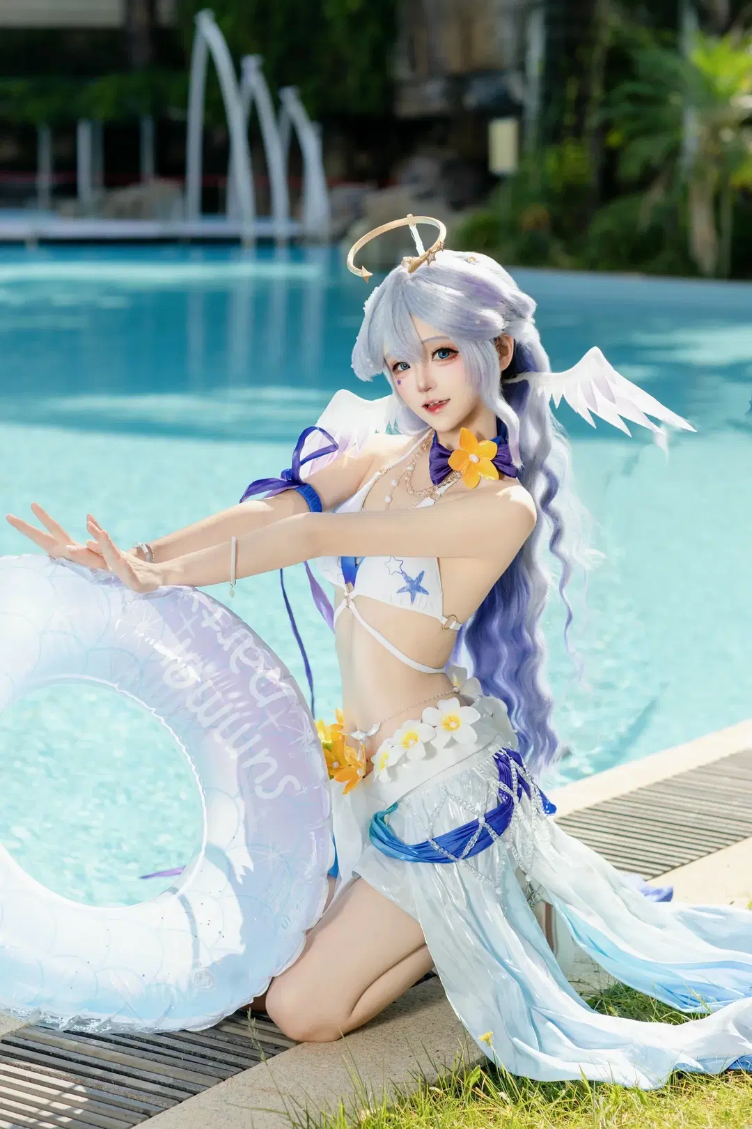 [Robin cosplay] Honkai: Star Rail Summer Poolside Special Stage by 小时汤泡饭 - Image 3