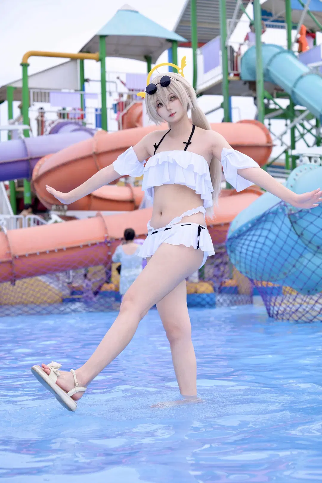 【ヒフミのコスプレ】『ブルーアーカイブ』水辺で過ごす爽やかな夏