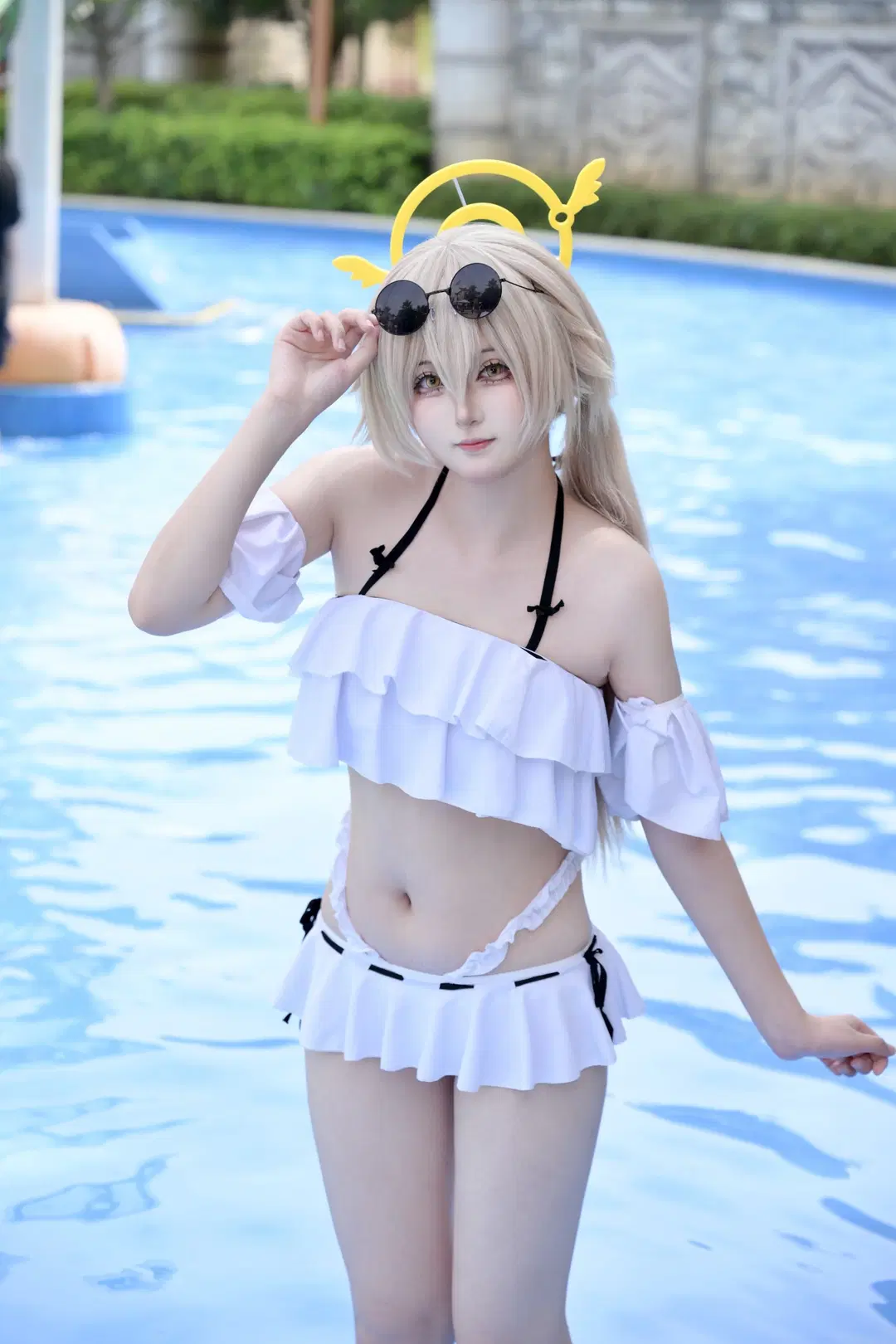 【ヒフミのコスプレ】『ブルーアーカイブ』水辺で過ごす爽やかな夏 - 蒲牢411 - 5枚目