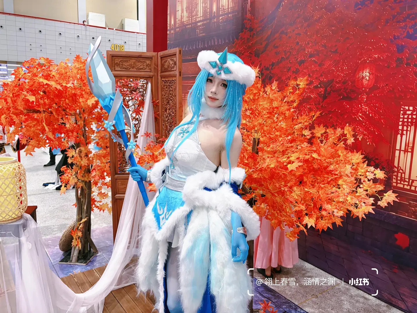 【王昭君cos】王者荣耀本命英雄的冰雪降临 - 翎上春雪，涵情之渊 - 第3张