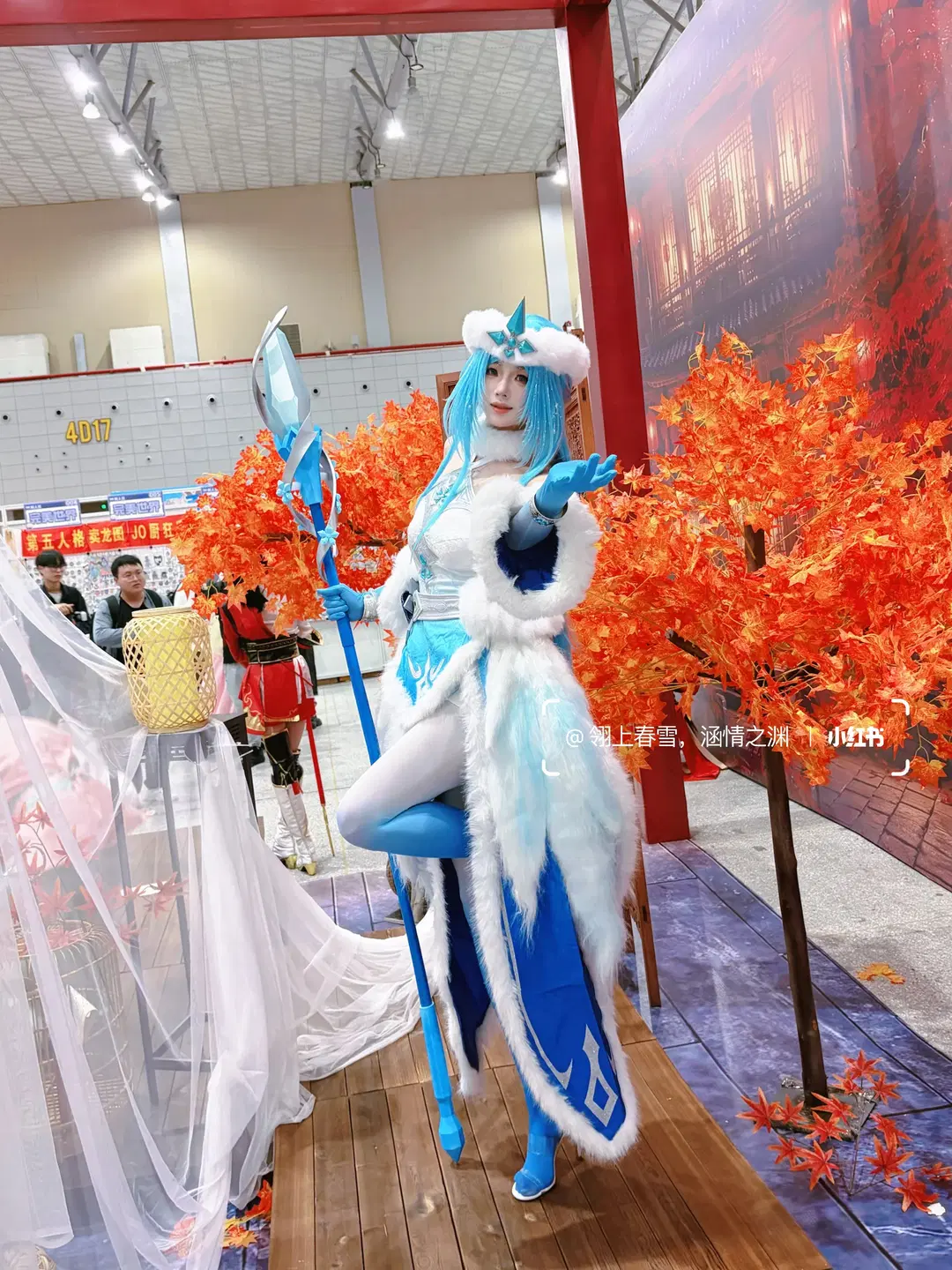 【王昭君cos】王者荣耀本命英雄的冰雪降临 - 翎上春雪，涵情之渊 - 第4张