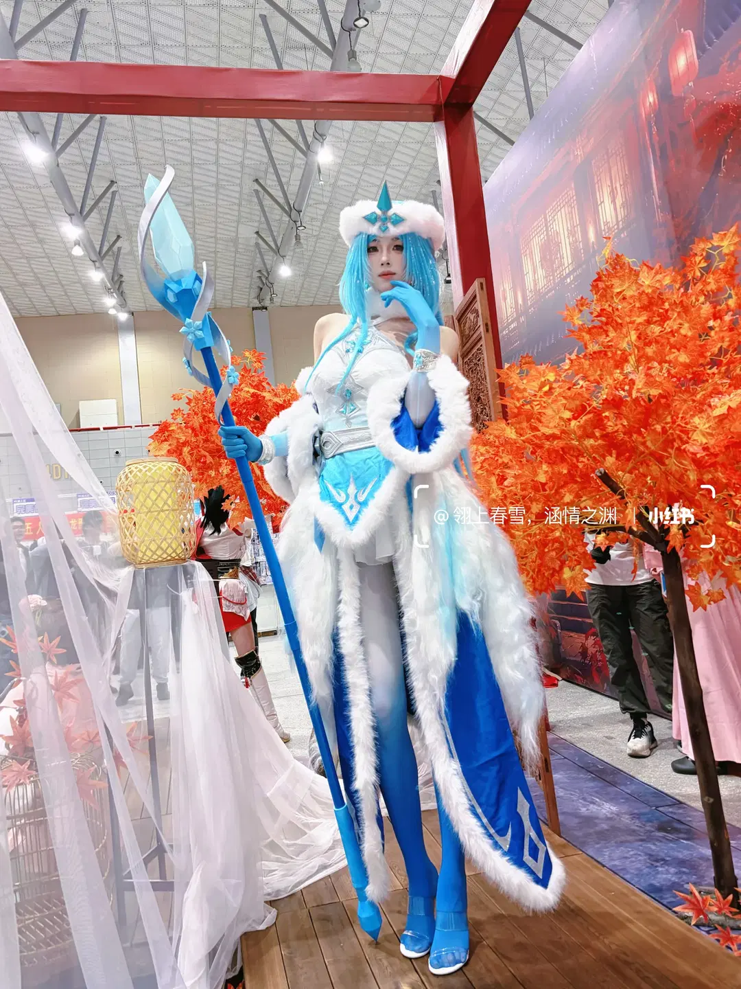 【王昭君cos】王者荣耀本命英雄的冰雪降临 - 翎上春雪，涵情之渊 - 第5张