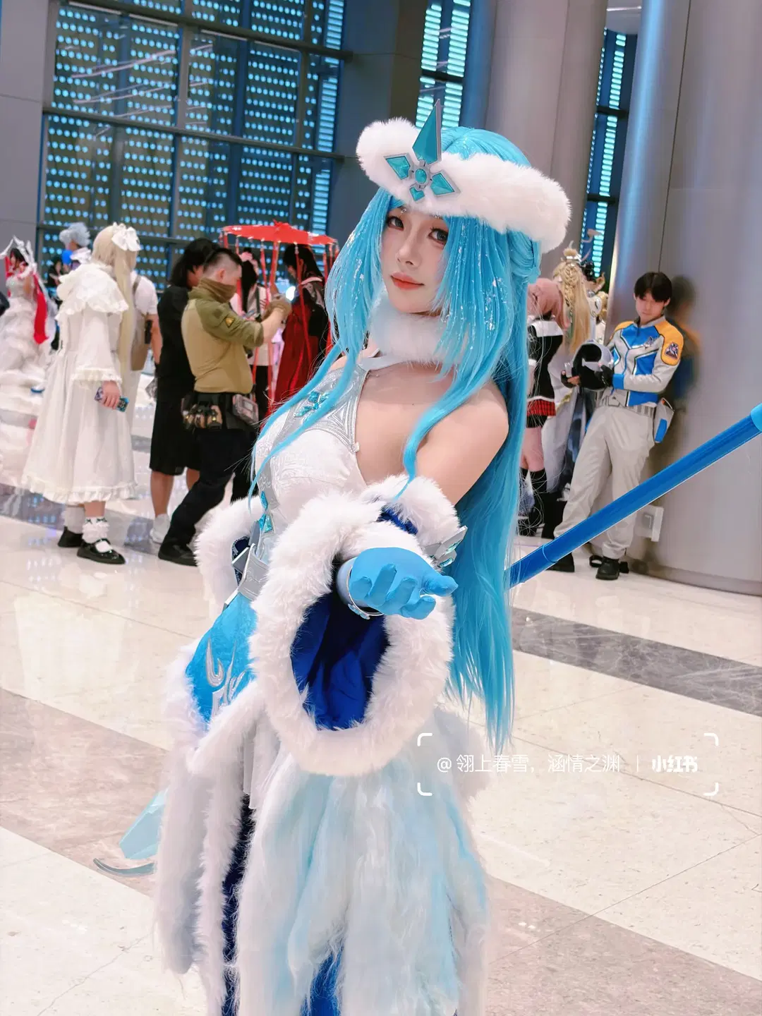 【王昭君cos】王者荣耀本命英雄的冰雪降临 - 翎上春雪，涵情之渊 - 第6张