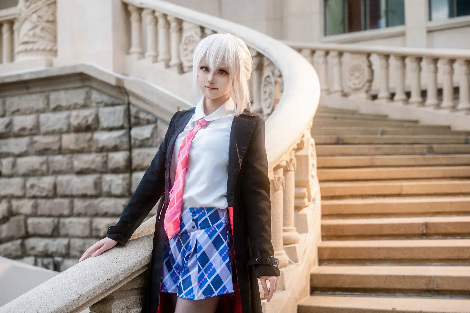 【アルトリア コスプレ】Fate/Grand Order 黒Saber英霊旅装とファストフード小道具の奇妙な出会い - 音吾音吾音 - 6枚目