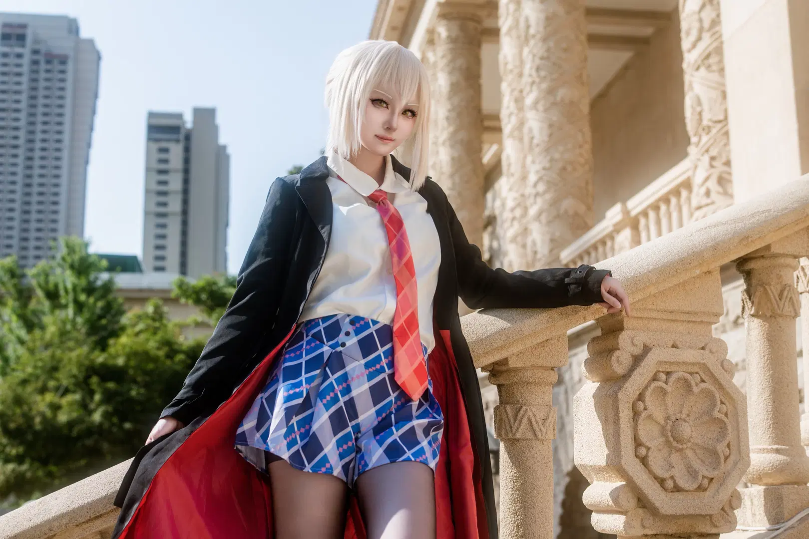 【アルトリア コスプレ】Fate/Grand Order 黒Saber英霊旅装とファストフード小道具の奇妙な出会い - 音吾音吾音 - 7枚目
