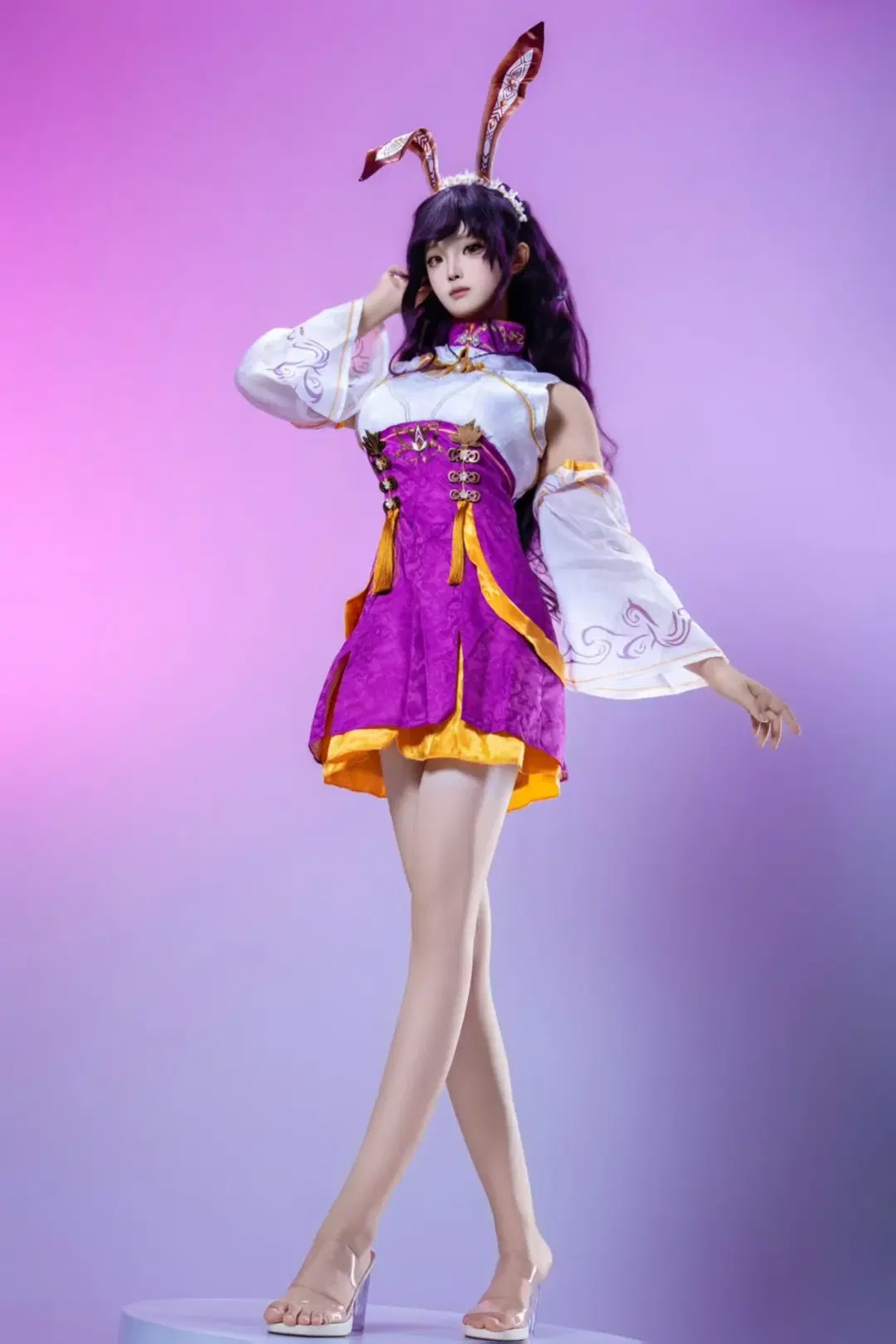 【江楠楠コスプレ】『闘羅大陸 2 ～絶世の唐門～』狂魔柔兎スタイリング披露 - 音吾音吾音 - 2枚目