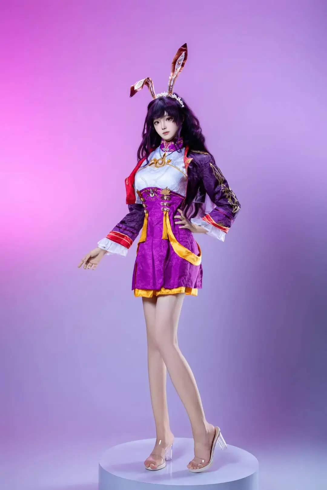 【江楠楠コスプレ】『闘羅大陸 2 ～絶世の唐門～』狂魔柔兎スタイリング披露 - 音吾音吾音 - 3枚目