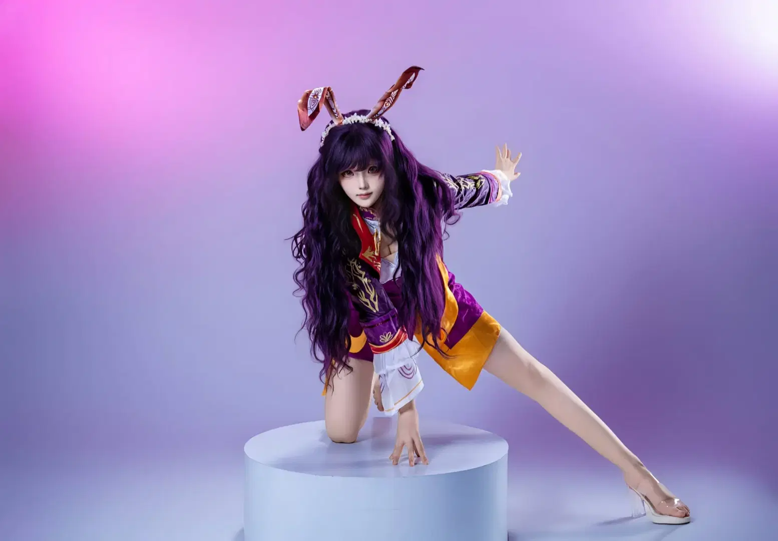 【江楠楠コスプレ】『闘羅大陸 2 ～絶世の唐門～』狂魔柔兎スタイリング披露 - 音吾音吾音 - 4枚目