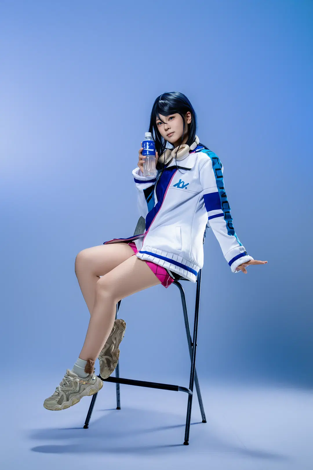 世界计划, cosplay摄影, 影棚人像, 星乃一歌cos, 宝矿力水特