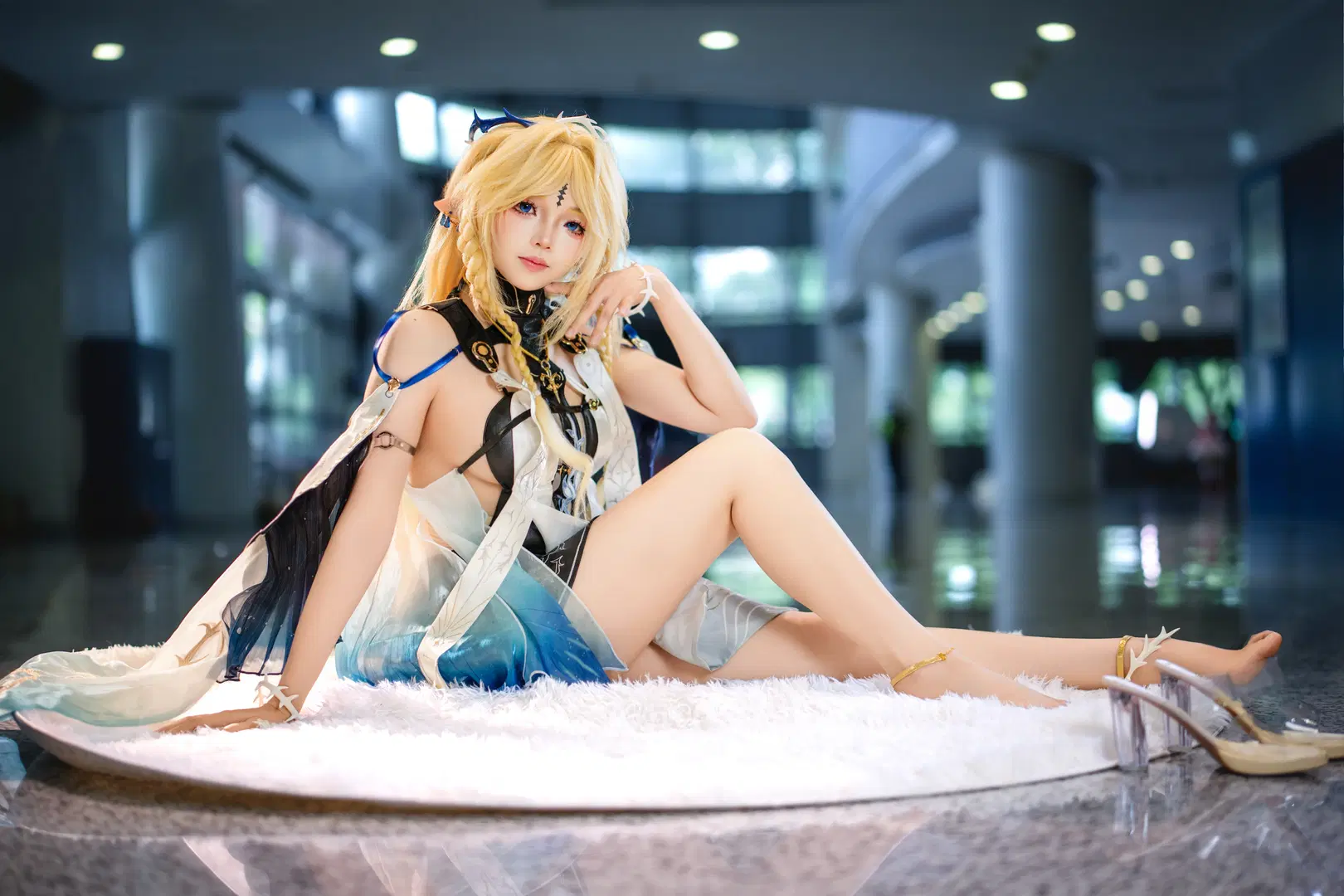 鸣潮, 卡提希娅cos, 二次元cosplay, 奇幻风穿搭, 糖心蛋