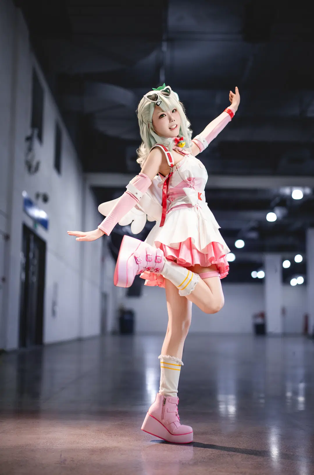 绝区零, 妄想天使, 白丝, 千夏cos, 游戏cos