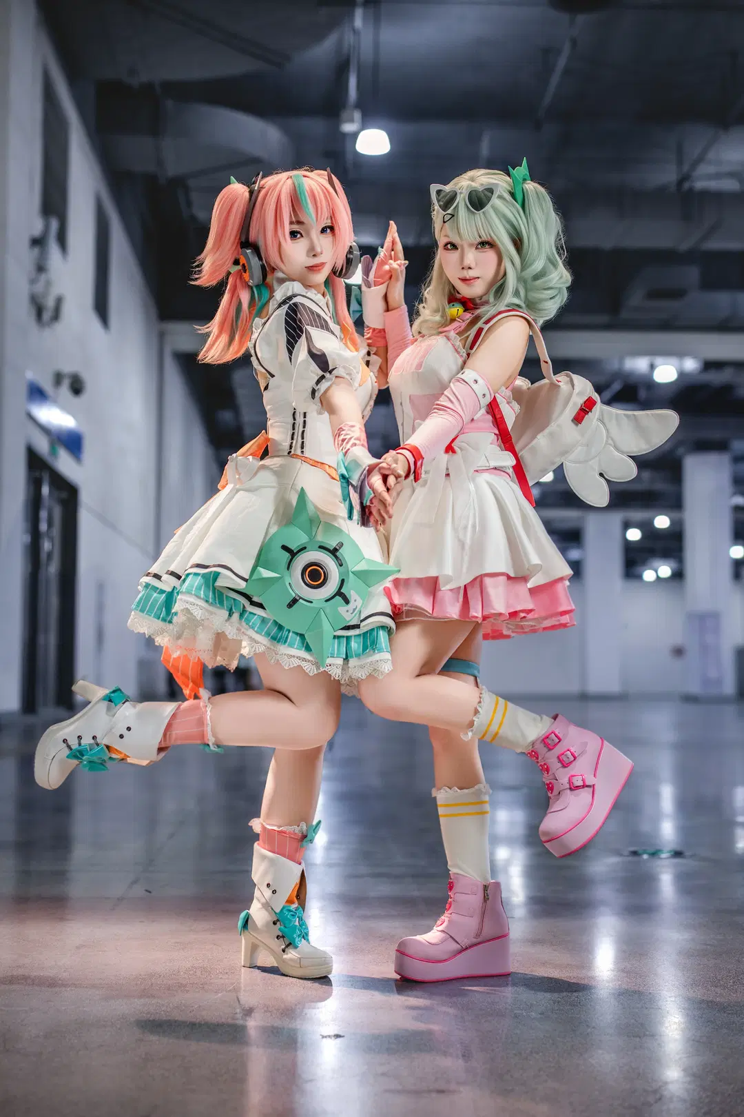 绝区零, 妄想天使, 千夏cos, 爱芮cos, 双人cosplay