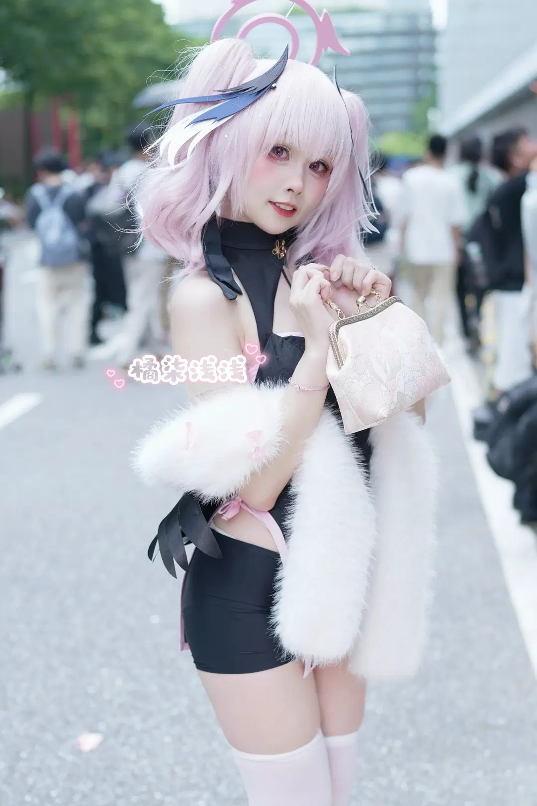 [Shimoe Koharu cosplay] Blue Archive Qipao Costume Comic Con Photo Set by 橘柒浅浅 - Image 4