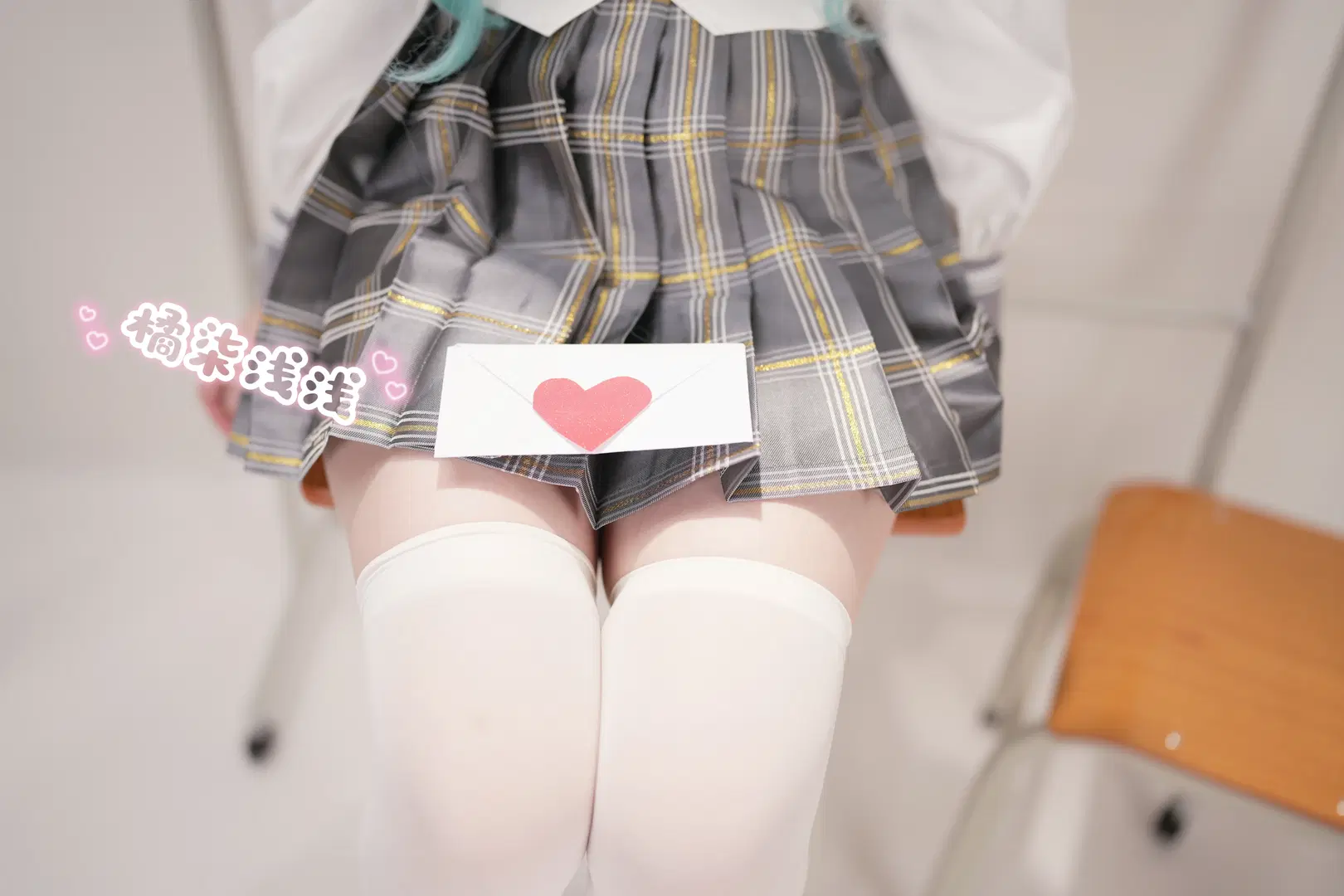 Honkai: Star Rail, Firefly cosplay, Anime cosplay, Classroom photo, Stockings