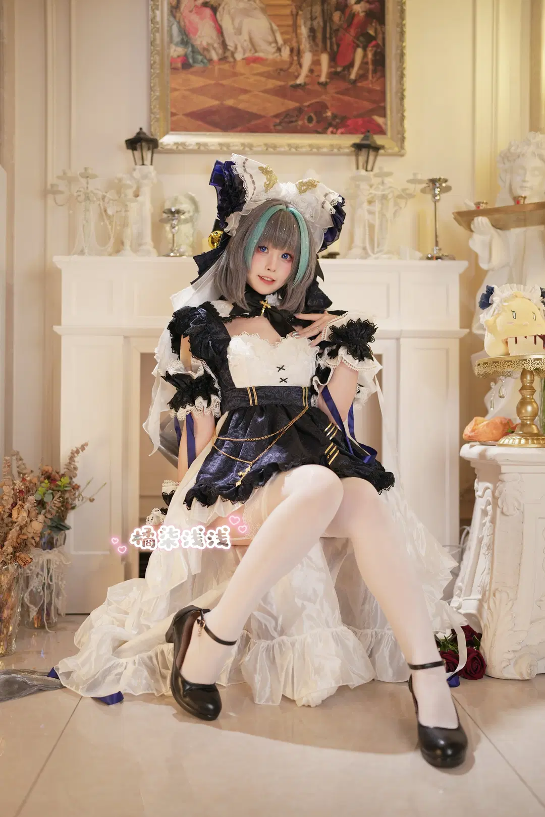 【柴郡cos】碧蓝航线小柴郡正片，爪子都要冒烟了 - 橘柒浅浅 - 第2张
