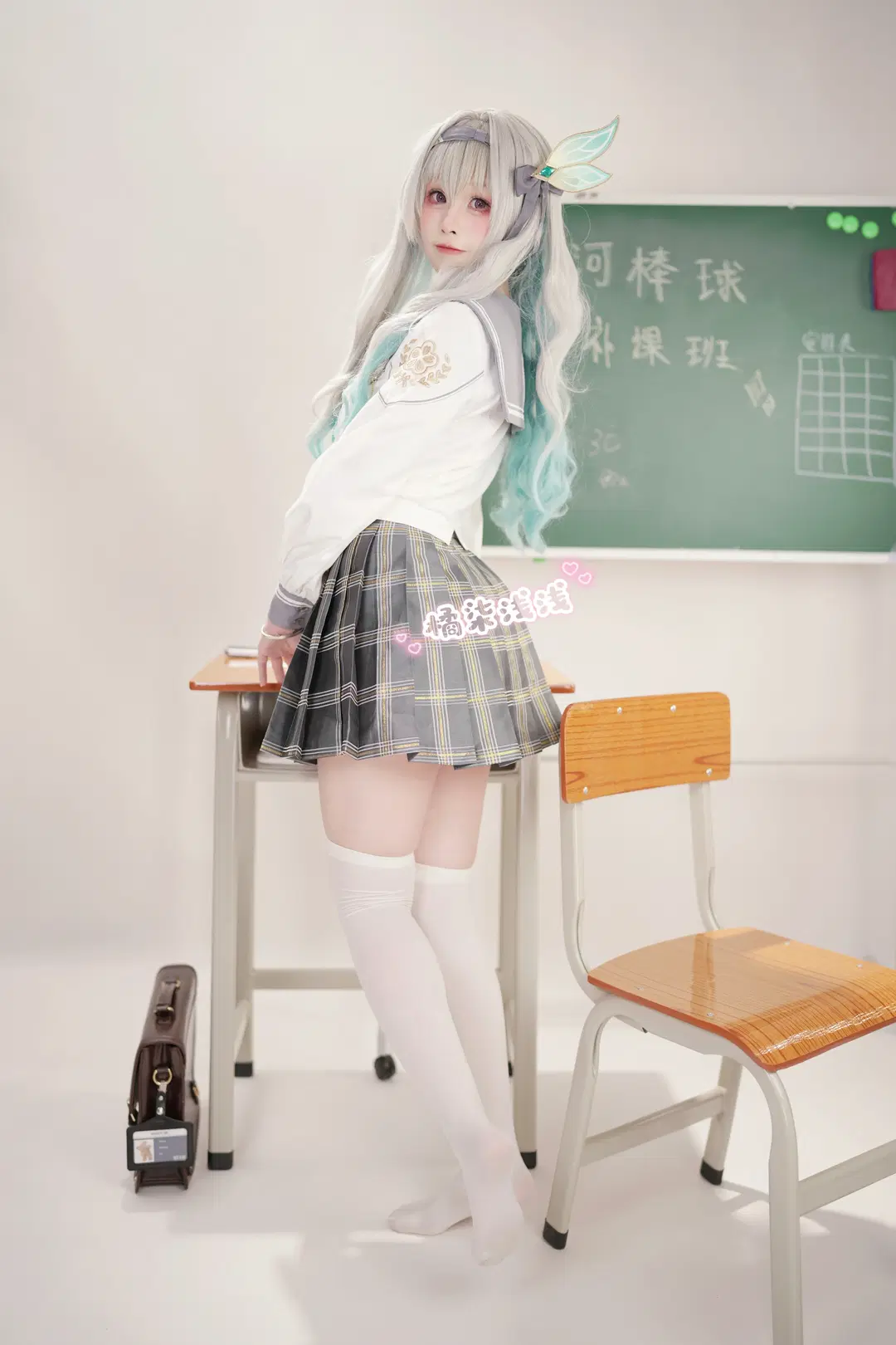 [Firefly cosplay] Honkai: Star Rail Classroom JK uniform Everyday Life by 橘柒浅浅 - Image 3