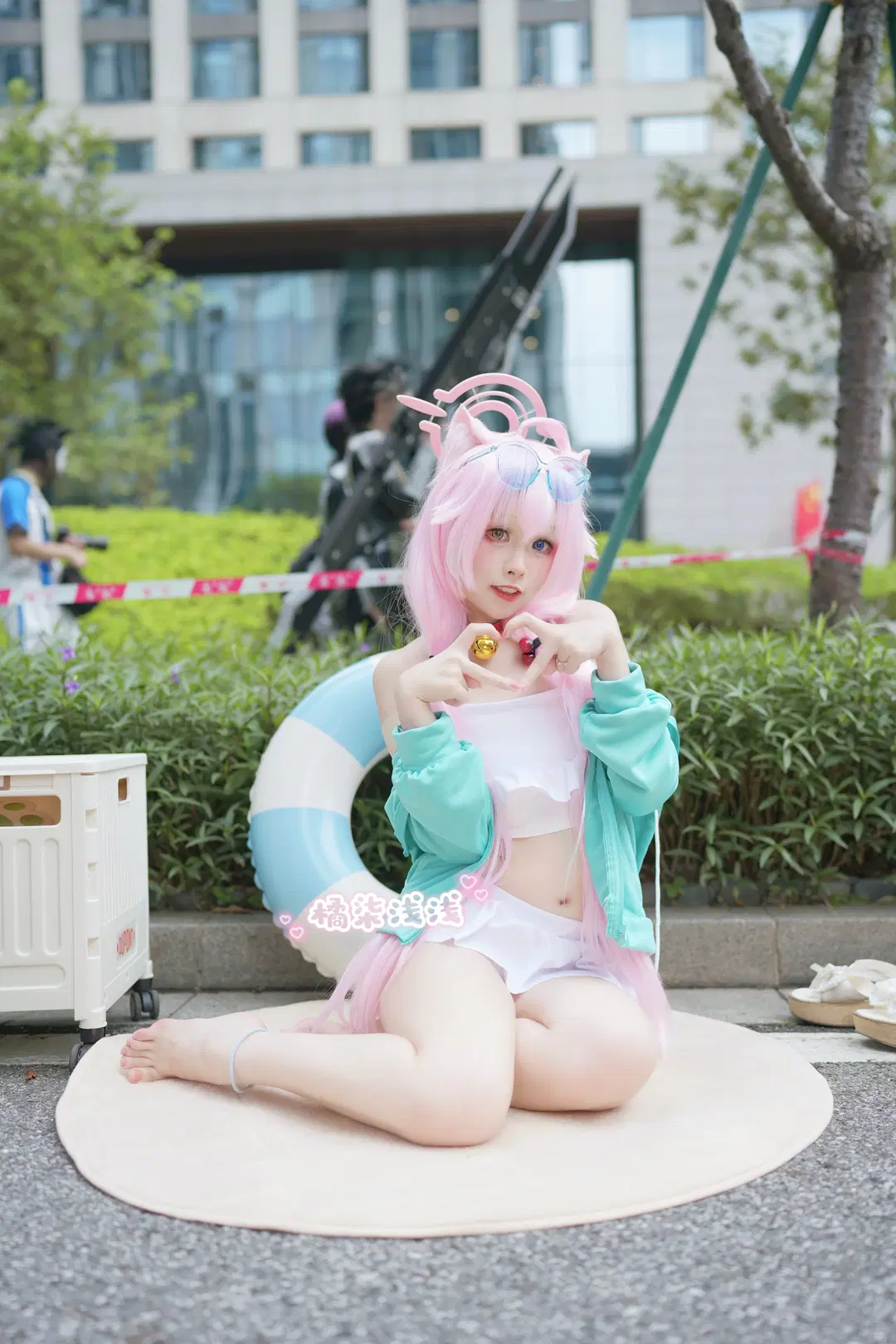 【小鳥遊ホシノ コスプレ】ブルーアーカイブ 水着ホシノ CICFアニメコンベンションの写真共有 - 橘柒浅浅 - 4枚目