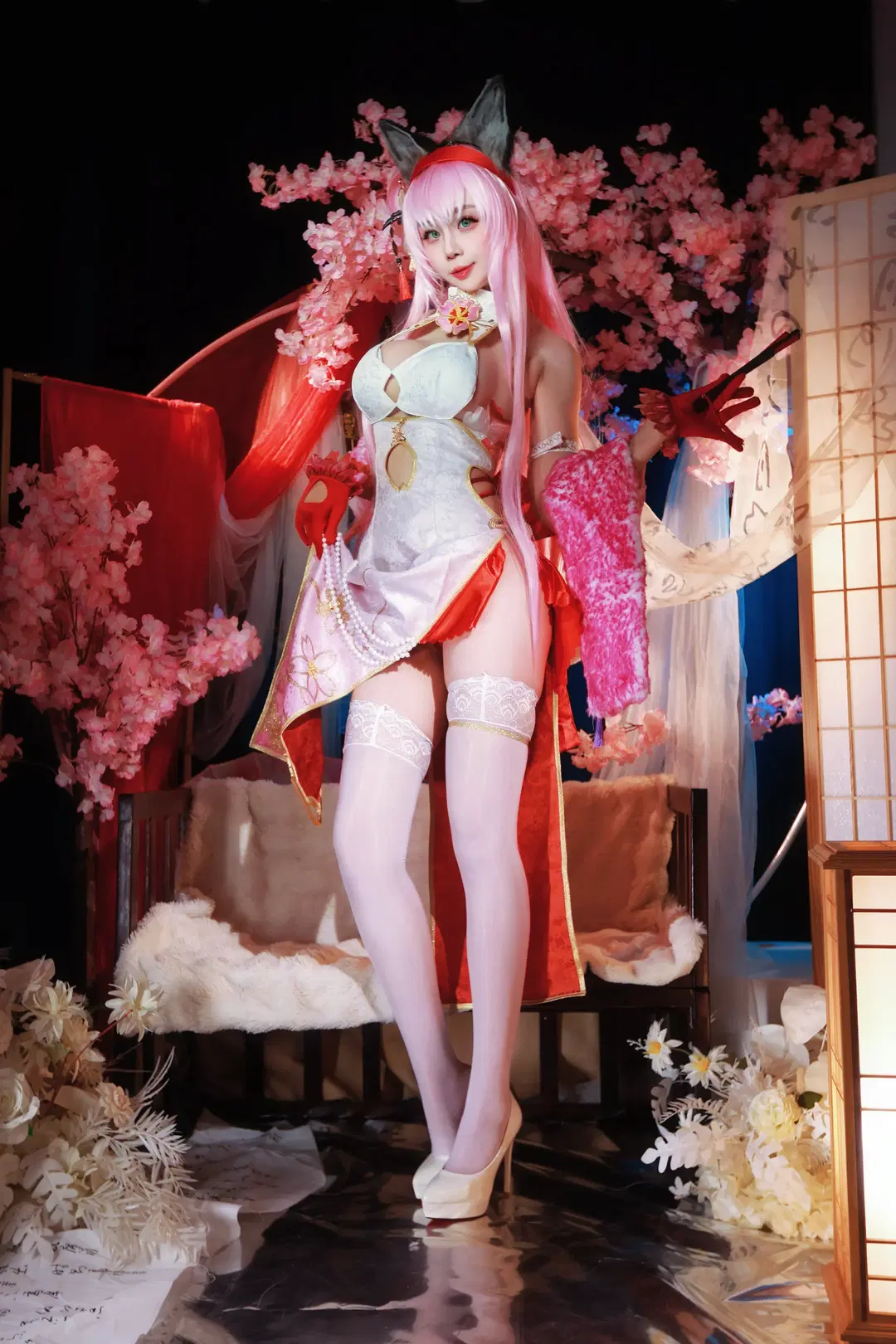 碧蓝航线, 和风, 二次元cos, 花月cos, 丝袜