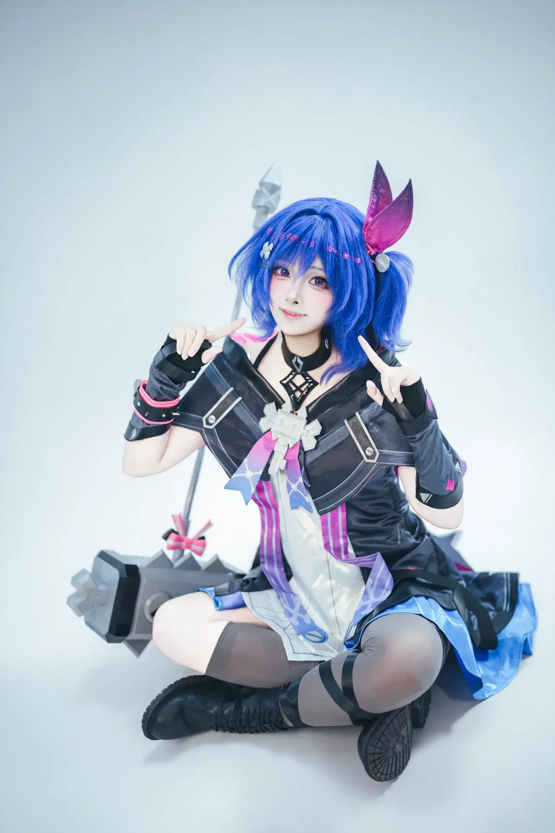 【布倫妮cos】原神魔女獵人的高燃戰鬥瞬間 - 矢泽焰焰子 - 第3張