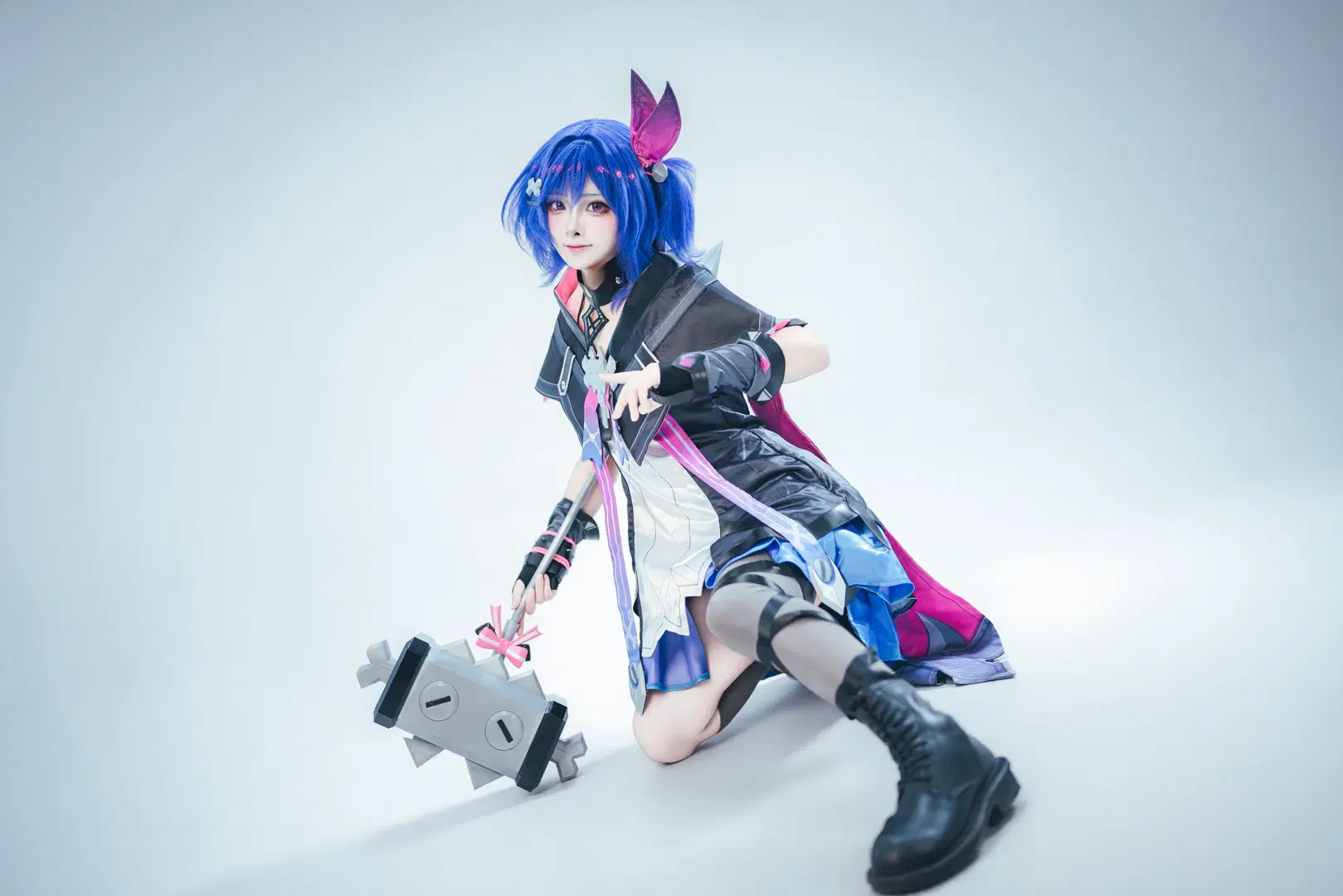 【布倫妮cos】原神魔女獵人的高燃戰鬥瞬間 - 矢泽焰焰子 - 第5張