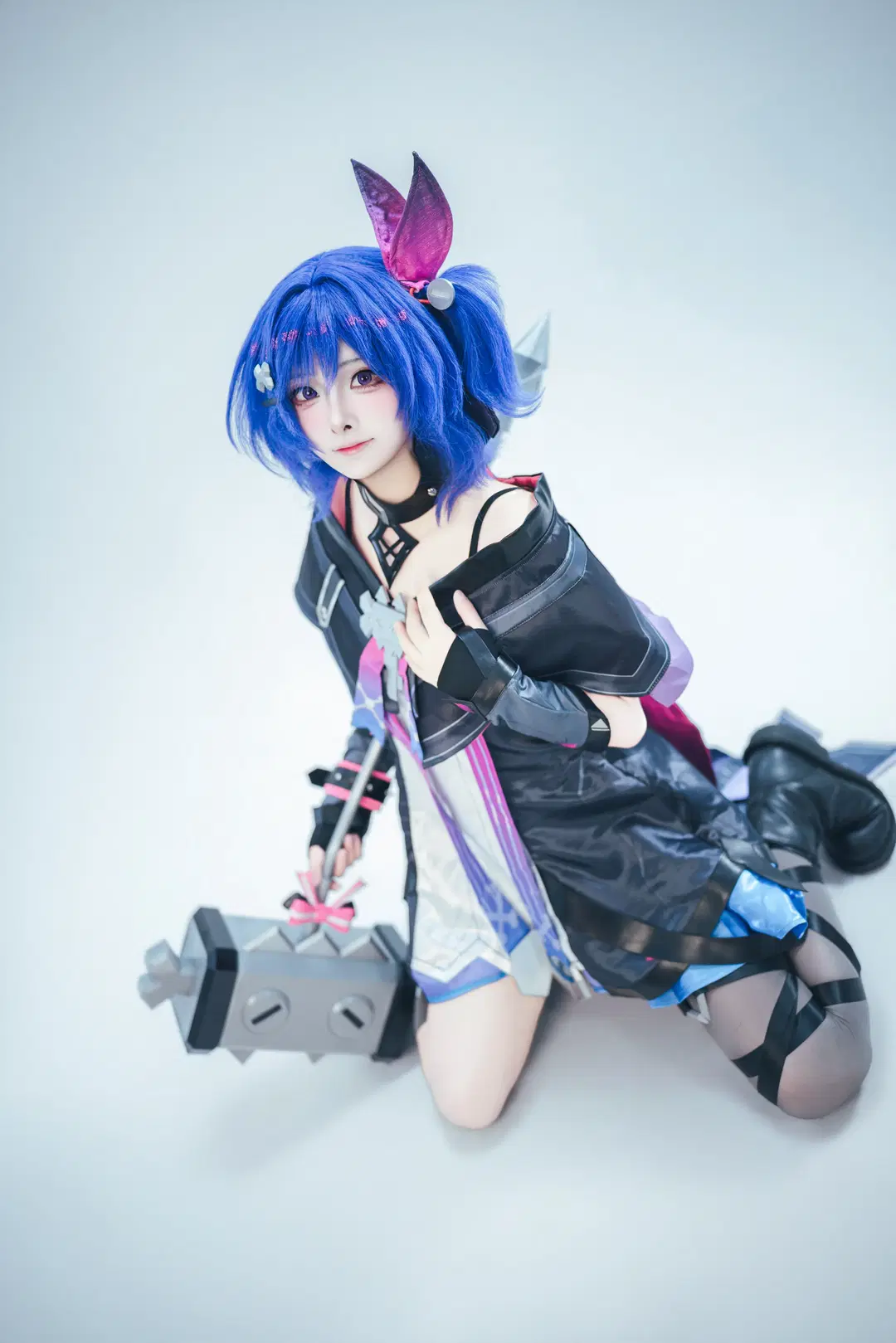 【布倫妮cos】原神魔女獵人的高燃戰鬥瞬間 - 矢泽焰焰子 - 第7張