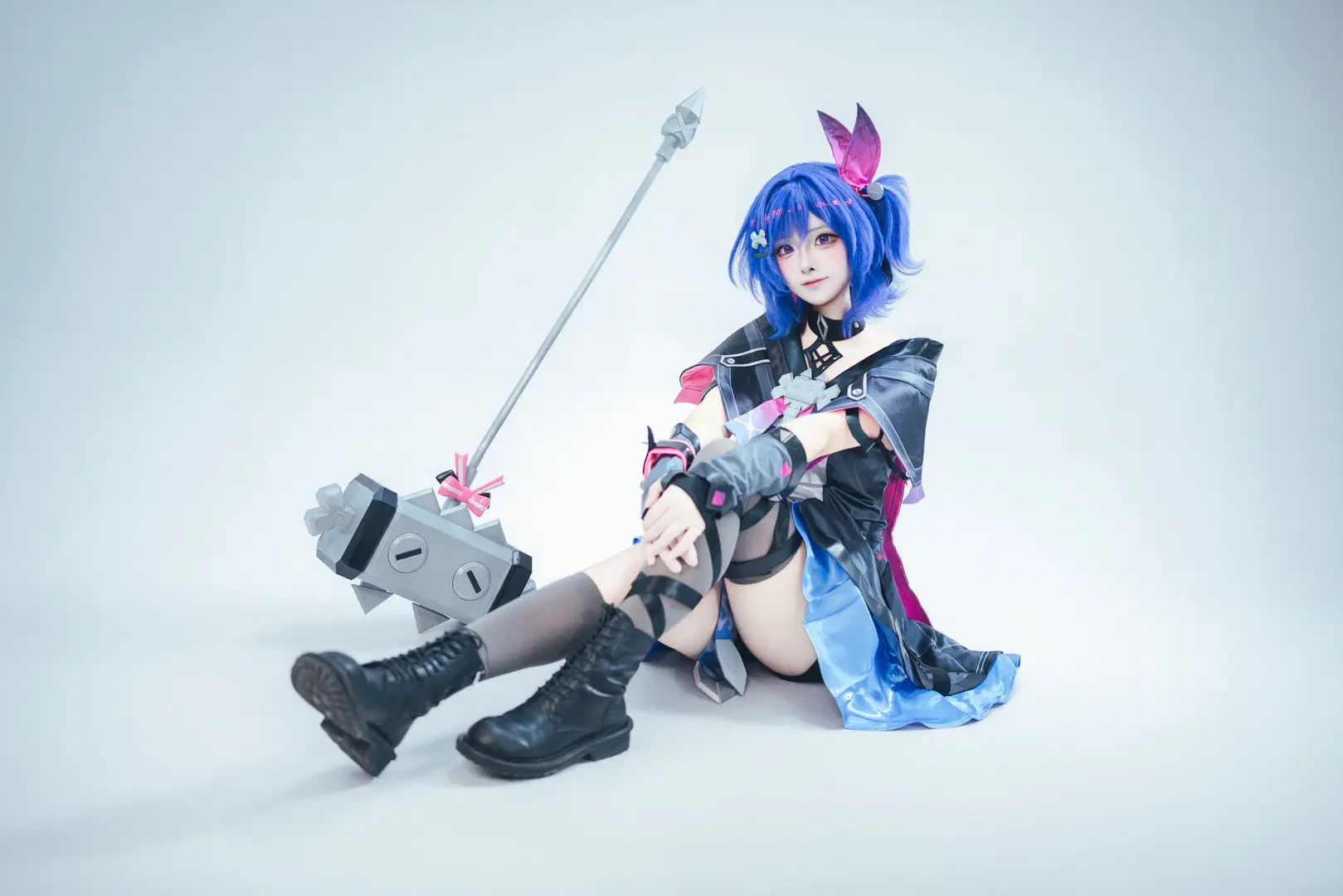 原神, cos正片, 絲襪, 布倫妮cos, 魔女獵人