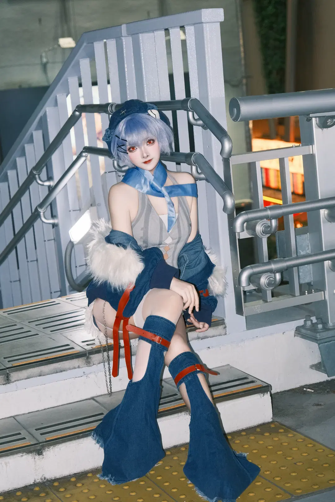 【綾波レイコスプレ】新世紀エヴァンゲリオン 渋谷ストリート夜景記録 - 矢泽焰焰子 - 5枚目