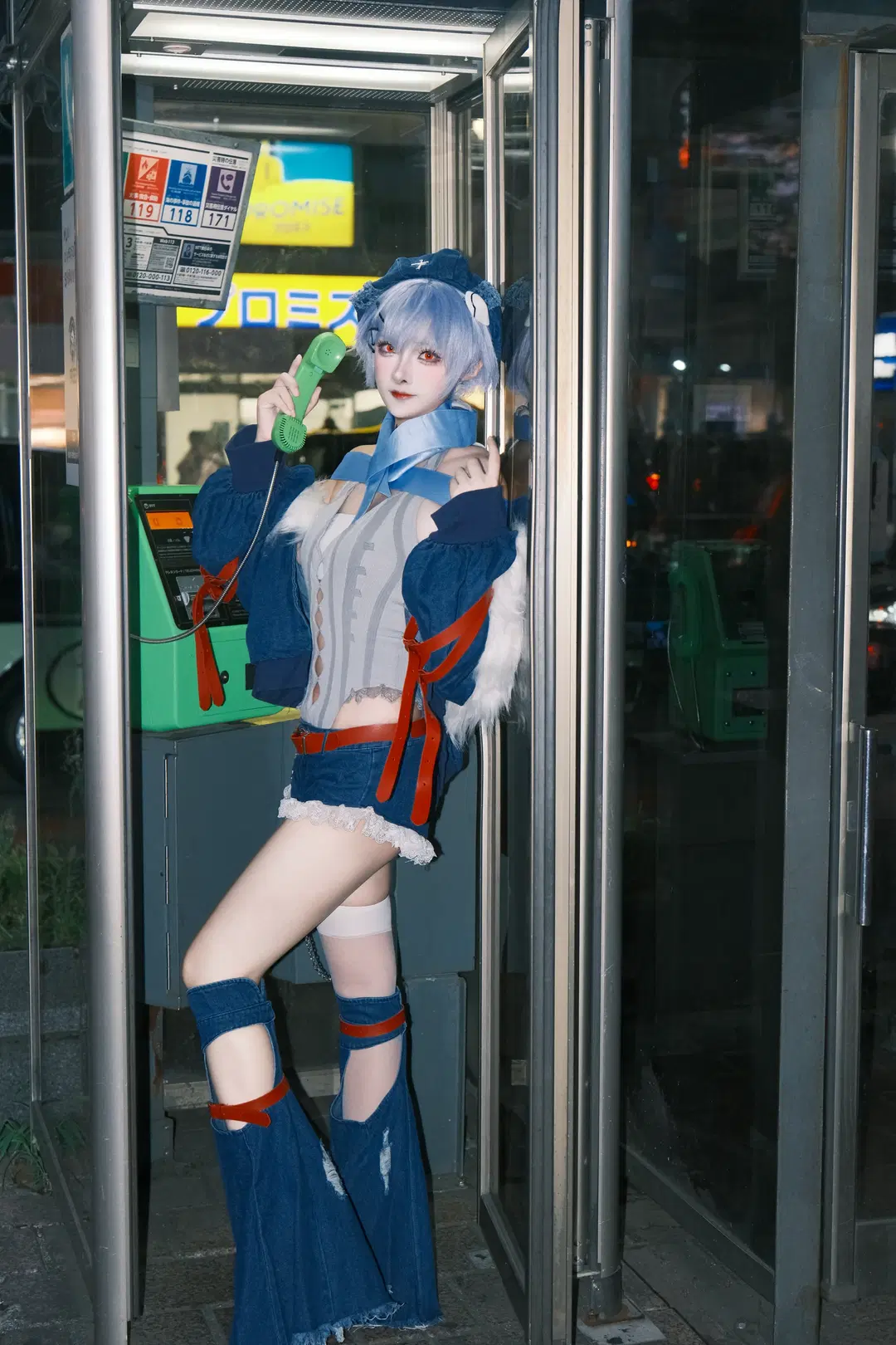 【綾波レイコスプレ】新世紀エヴァンゲリオン 渋谷ストリート夜景記録 - 矢泽焰焰子 - 8枚目