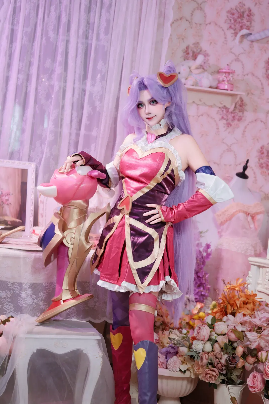 [Jinx cosplay] League of Legends 15th Anniversary: Heartseeker Jinx Limited Skin Photoshoot by 矢泽焰焰子 - Image 12