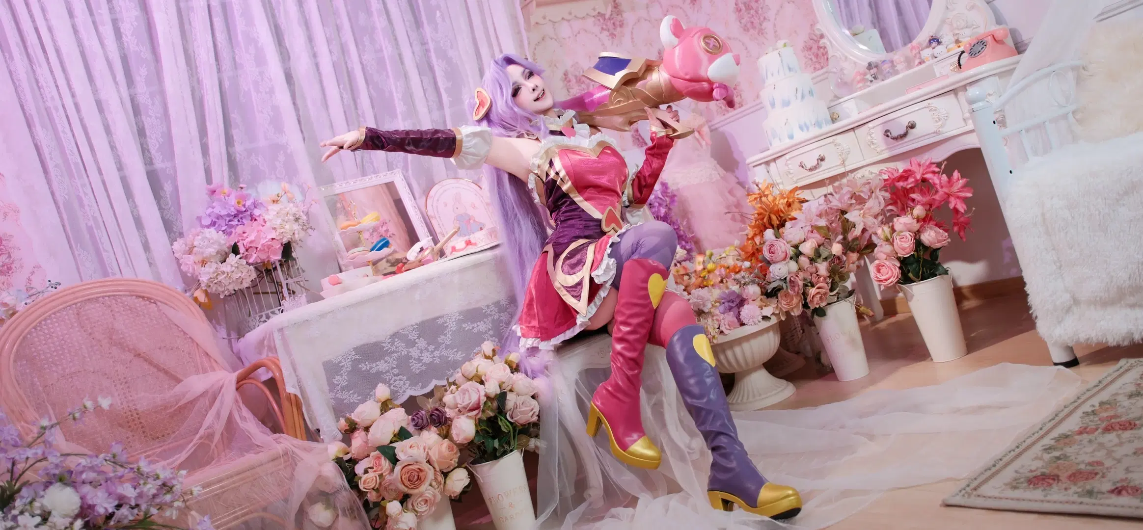 [Jinx cosplay] League of Legends 15th Anniversary: Heartseeker Jinx Limited Skin Photoshoot by 矢泽焰焰子 - Image 2