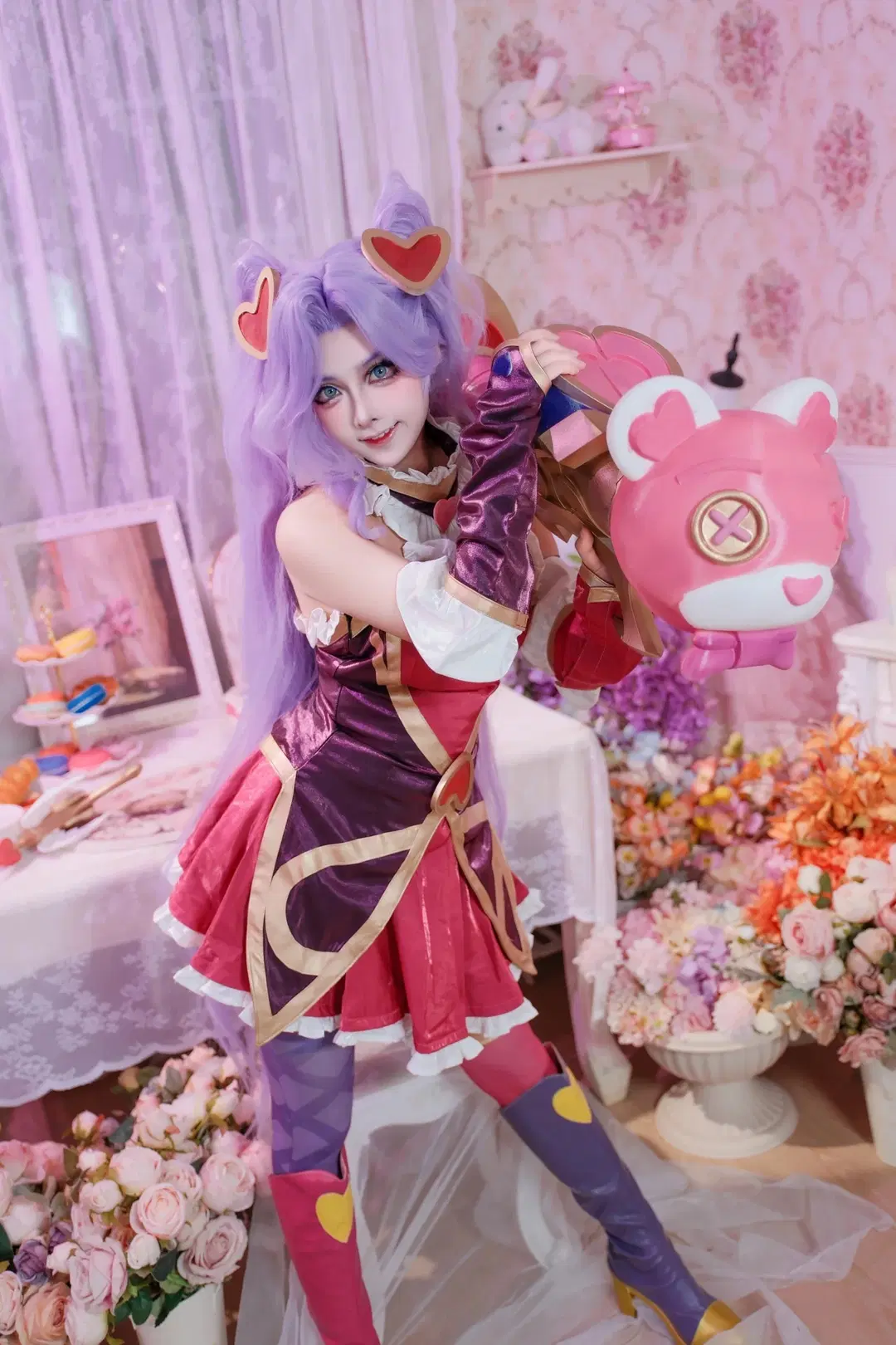 [Jinx cosplay] League of Legends 15th Anniversary: Heartseeker Jinx Limited Skin Photoshoot by 矢泽焰焰子 - Image 6