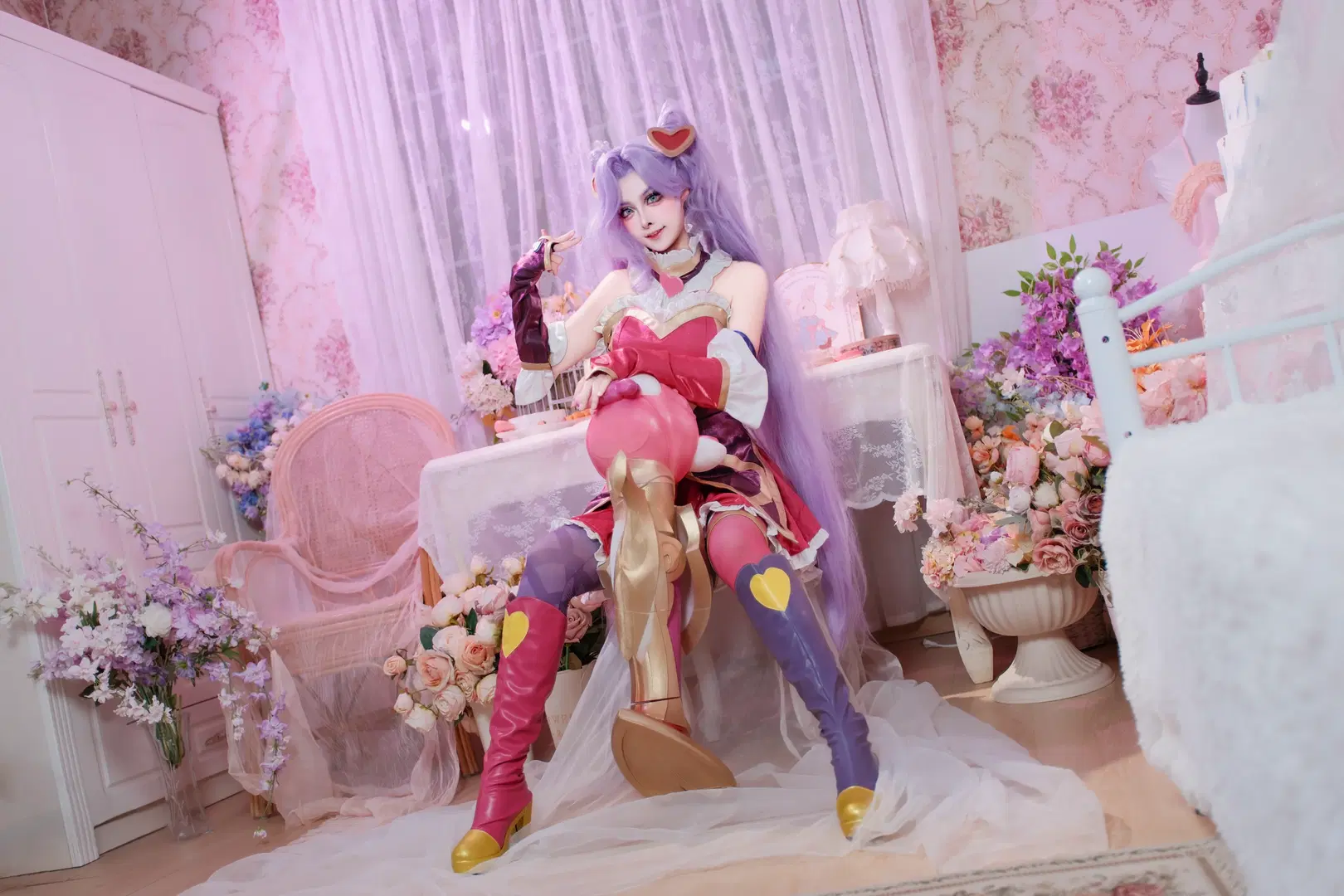 [Jinx cosplay] League of Legends 15th Anniversary: Heartseeker Jinx Limited Skin Photoshoot by 矢泽焰焰子 - Image 8